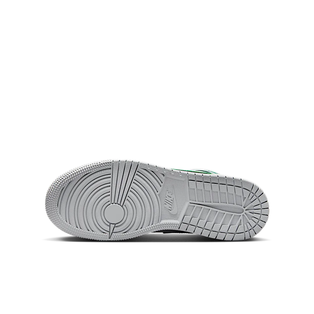 Air Jordan 1 Mid White Pure Platinum Pine Green, Summit White/Pure Platinum/Sail/Pine Green (DQ8423-142)