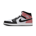 Air Jordan 1 Mid White Rust Pink Black