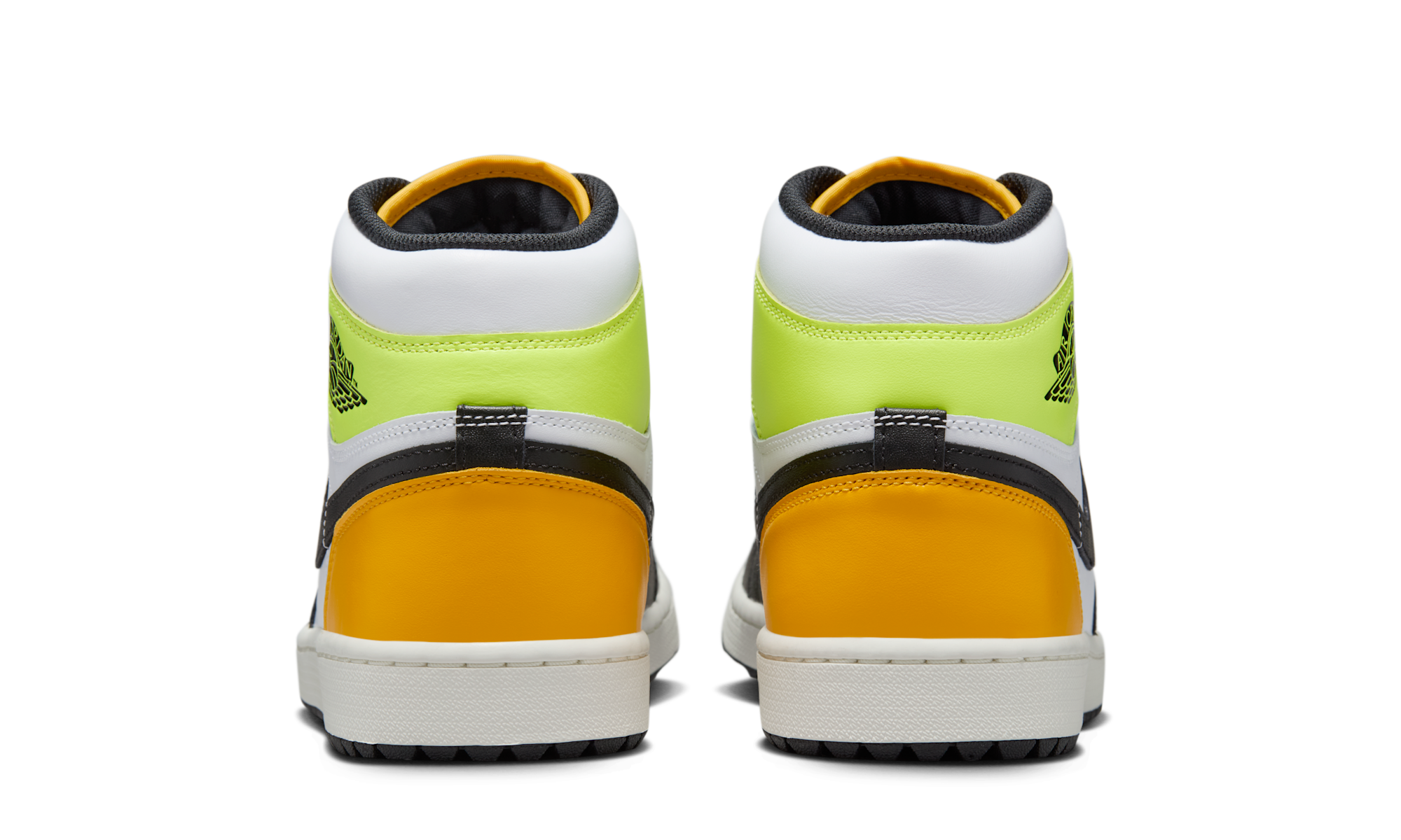 Air Jordan 1 Retro High Golf White University Gold Volt Black