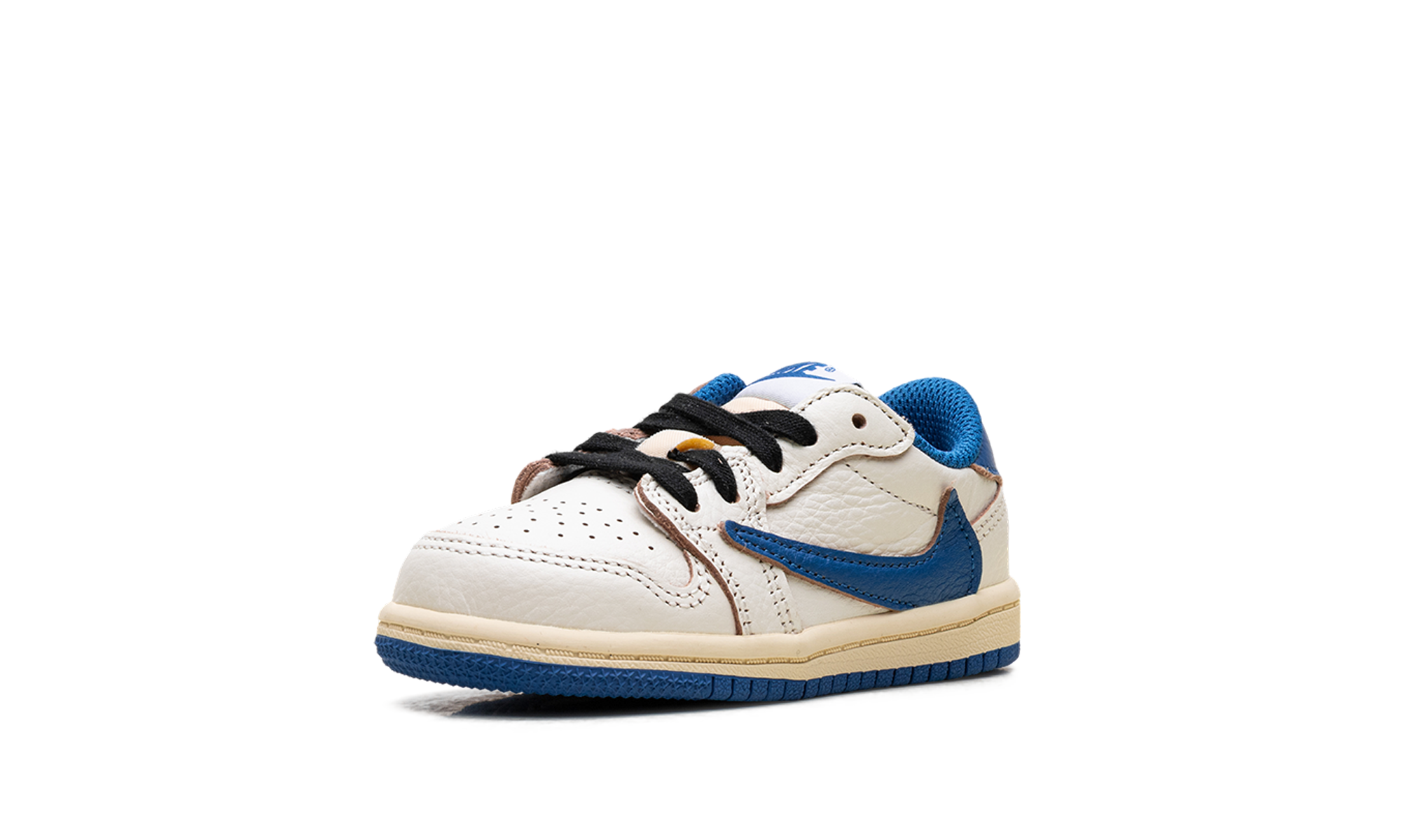 Air Jordan 1 Retro Low OG SP Fragment x Travis Scott Sail Military Blue (TD)