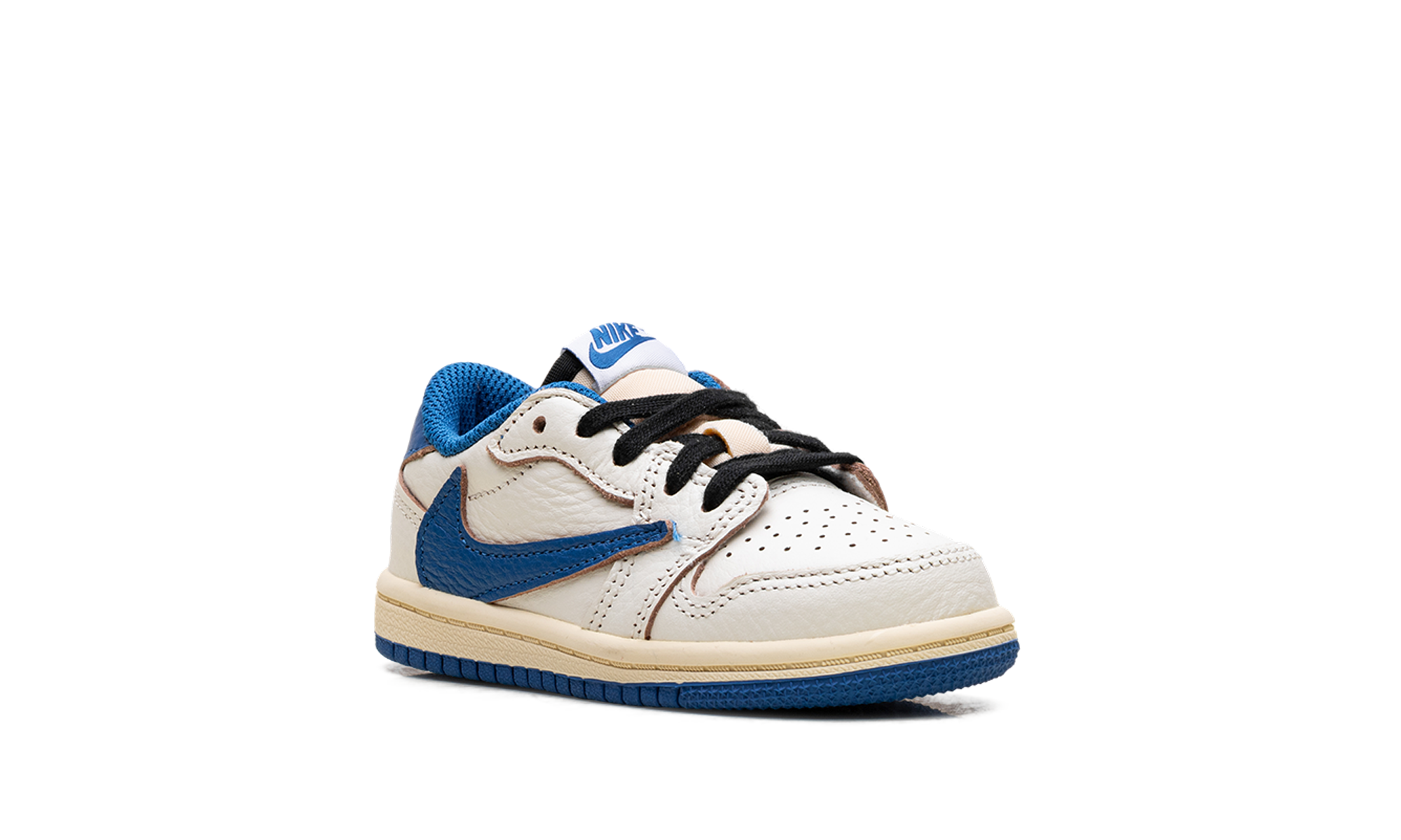 Air Jordan 1 Retro Low OG SP Fragment x Travis Scott Sail Military Blue (TD)