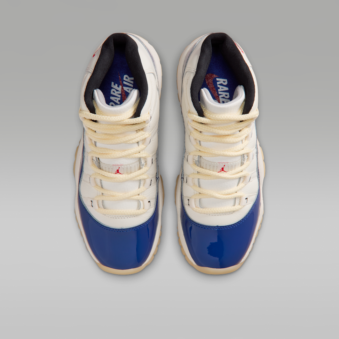Air Jordan 11 Retro Rare Air, Deep Royal Blue/Fire Red/Sail/Black/Muslin (IH2364-400)
