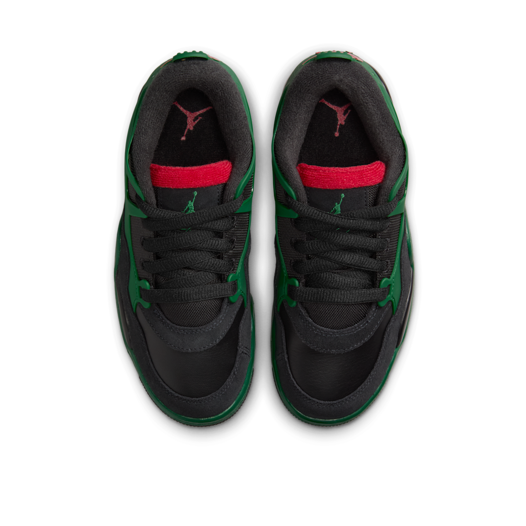 Air Jordan 4 RM Black Gorge Green Varsity Red, Black/Gorge Green/Varsity Red (FQ7938-003)