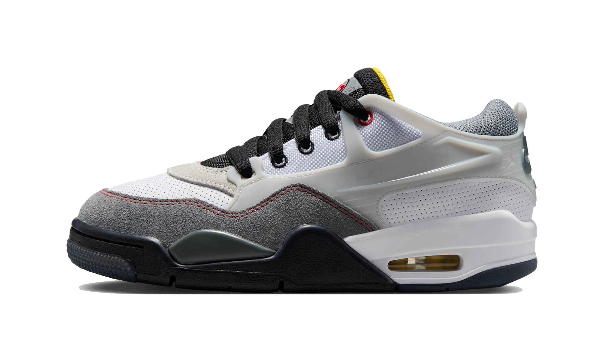 Air Jordan 4 RM Premium White Black Smoke Grey Fire Red
