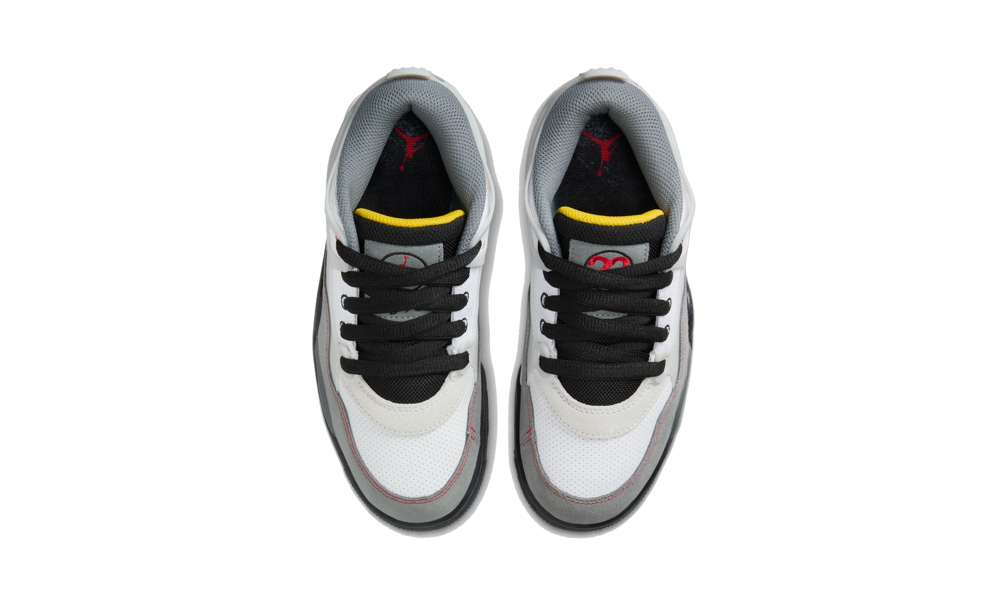 Air Jordan 4 RM Premium White Black Smoke Grey Fire Red