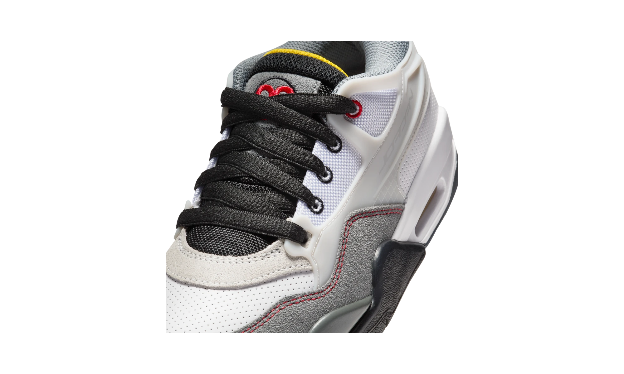 Air Jordan 4 RM Premium White Black Smoke Grey Fire Red