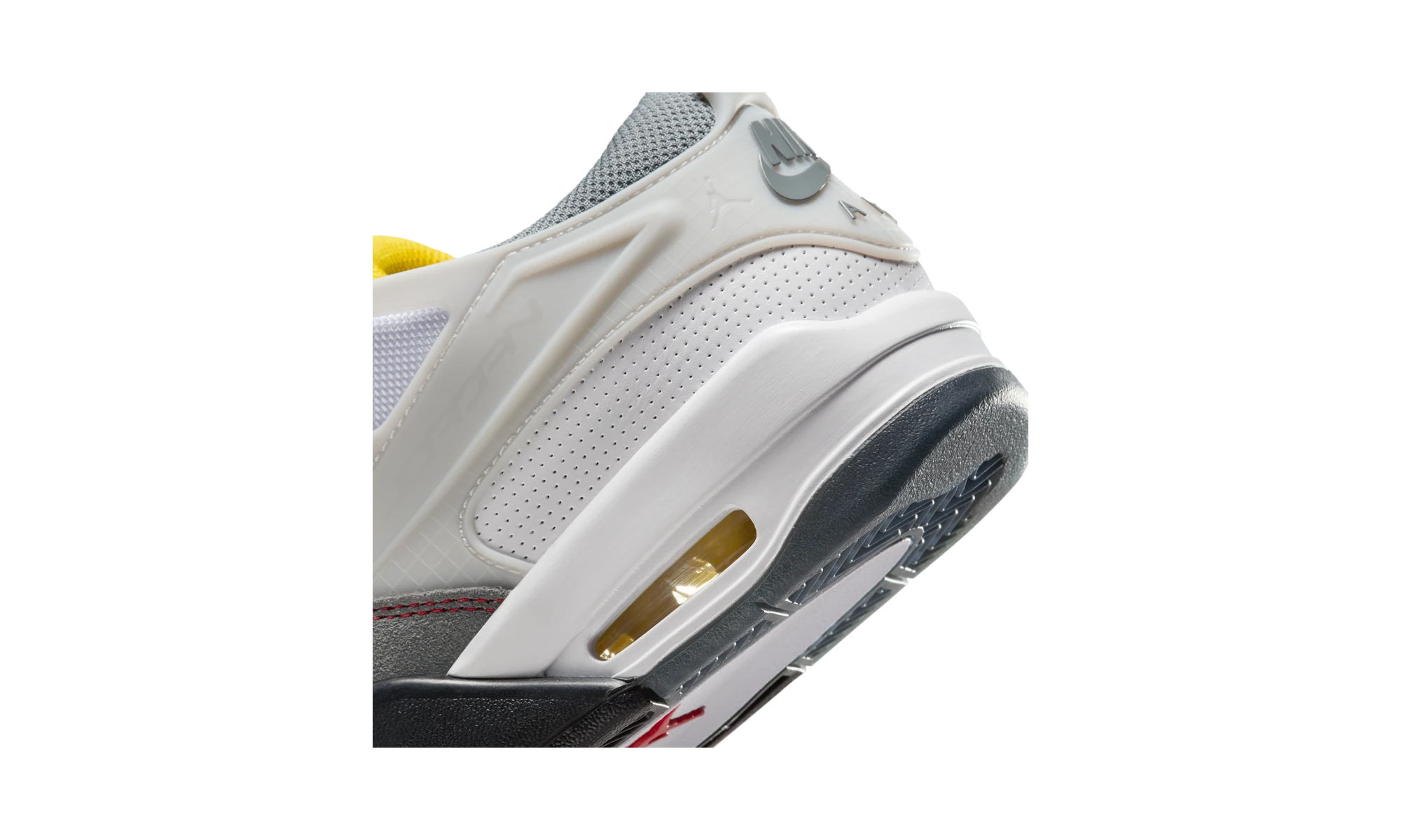 Air Jordan 4 RM Premium White Black Smoke Grey Fire Red