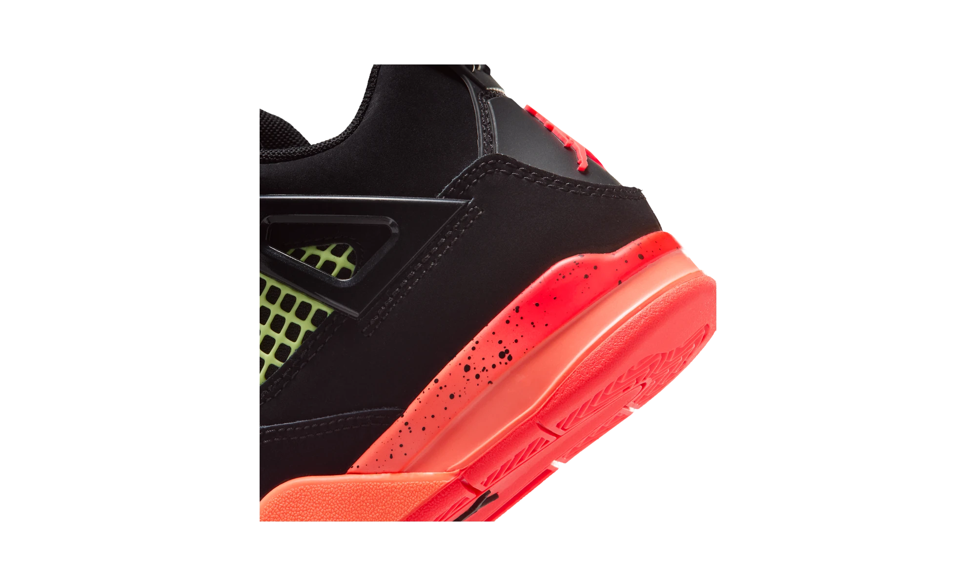 Air Jordan 4 Retro Black Infrared Barely Volt (PS)