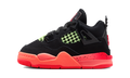 Air Jordan 4 Retro Black Infrared Barely Volt (TD)