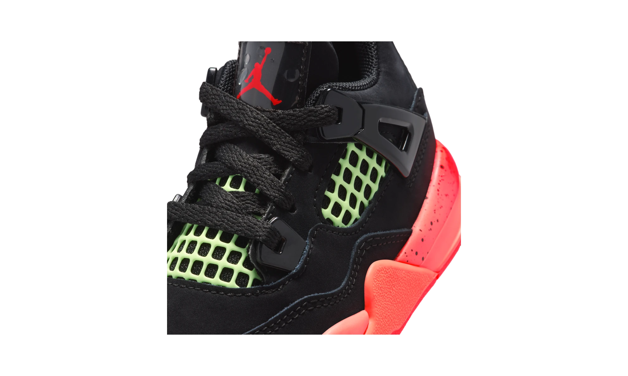 Air Jordan 4 Retro Black Infrared Barely Volt (TD)