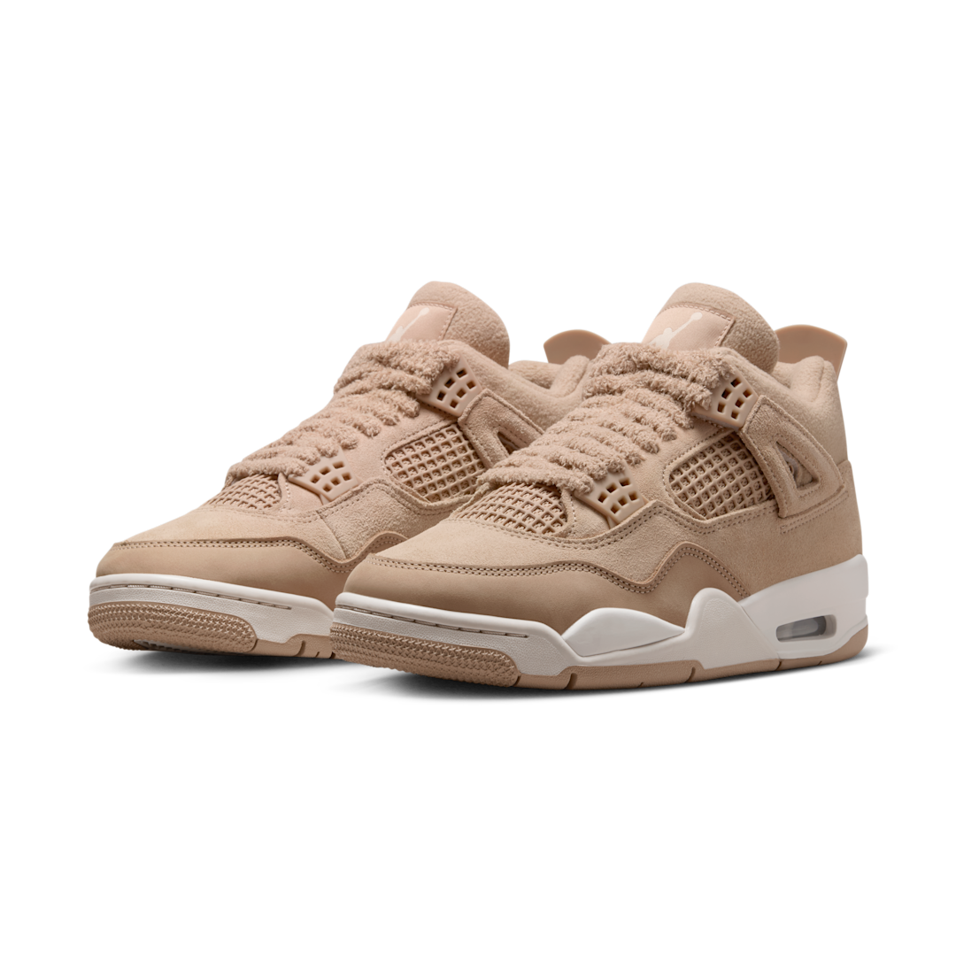 Air Jordan 4 Retro Cozy Girl, Hemp/Light Orewood Brown (HV0823-200)