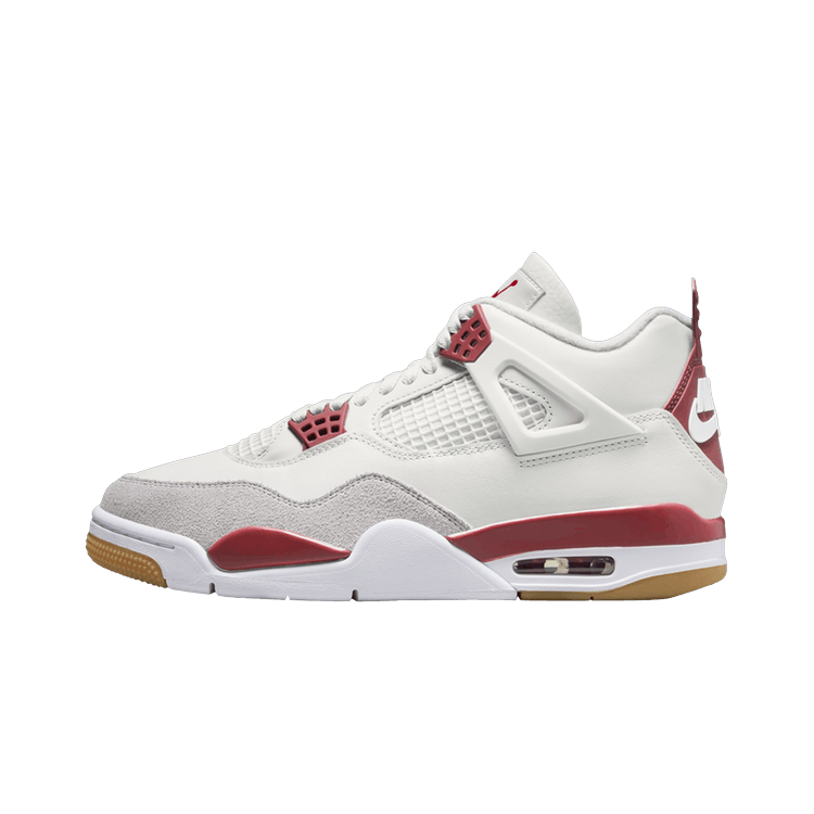 Air Jordan 4 Retro SB Varsity Red, Summit White/Varsity Red-Neutral Grey-Gum Yellow (DR5415-106)