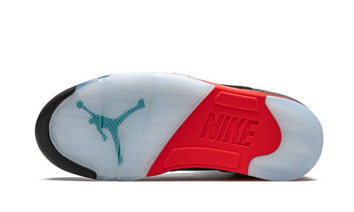 Air Jordan 5 Retro Top 3, Black/Fire Red-Grape Ice-New Emerald (CZ1786-001)