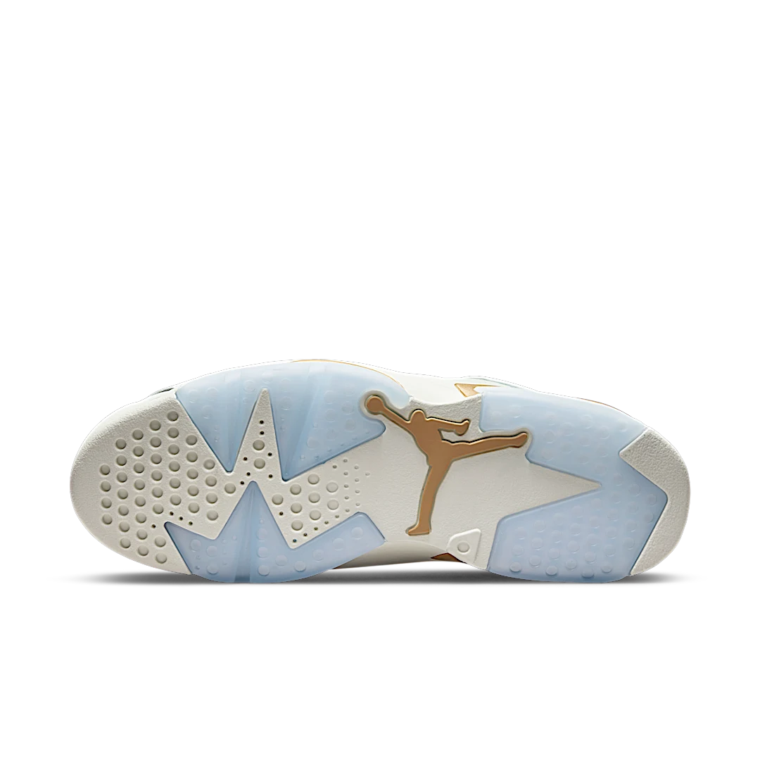 Air Jordan 6 Retro Low GC Lunar New Year (2022), Spruce Aura/Metallic Gold-Spruce Aura (DH6928-073)