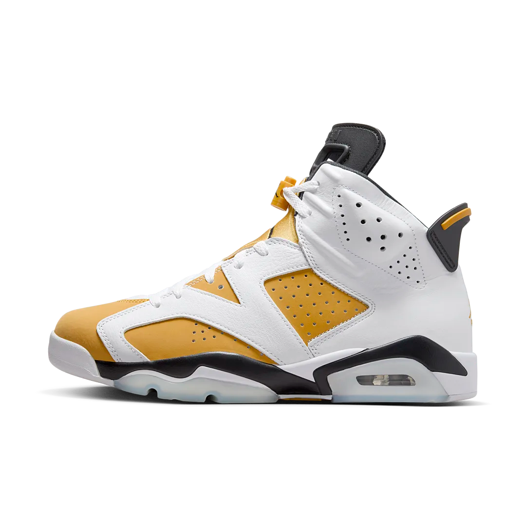 Air Jordan 6 Retro Yellow Ochre, White/Yellow Ochre-Black (CT8529-170 / 384665-170)