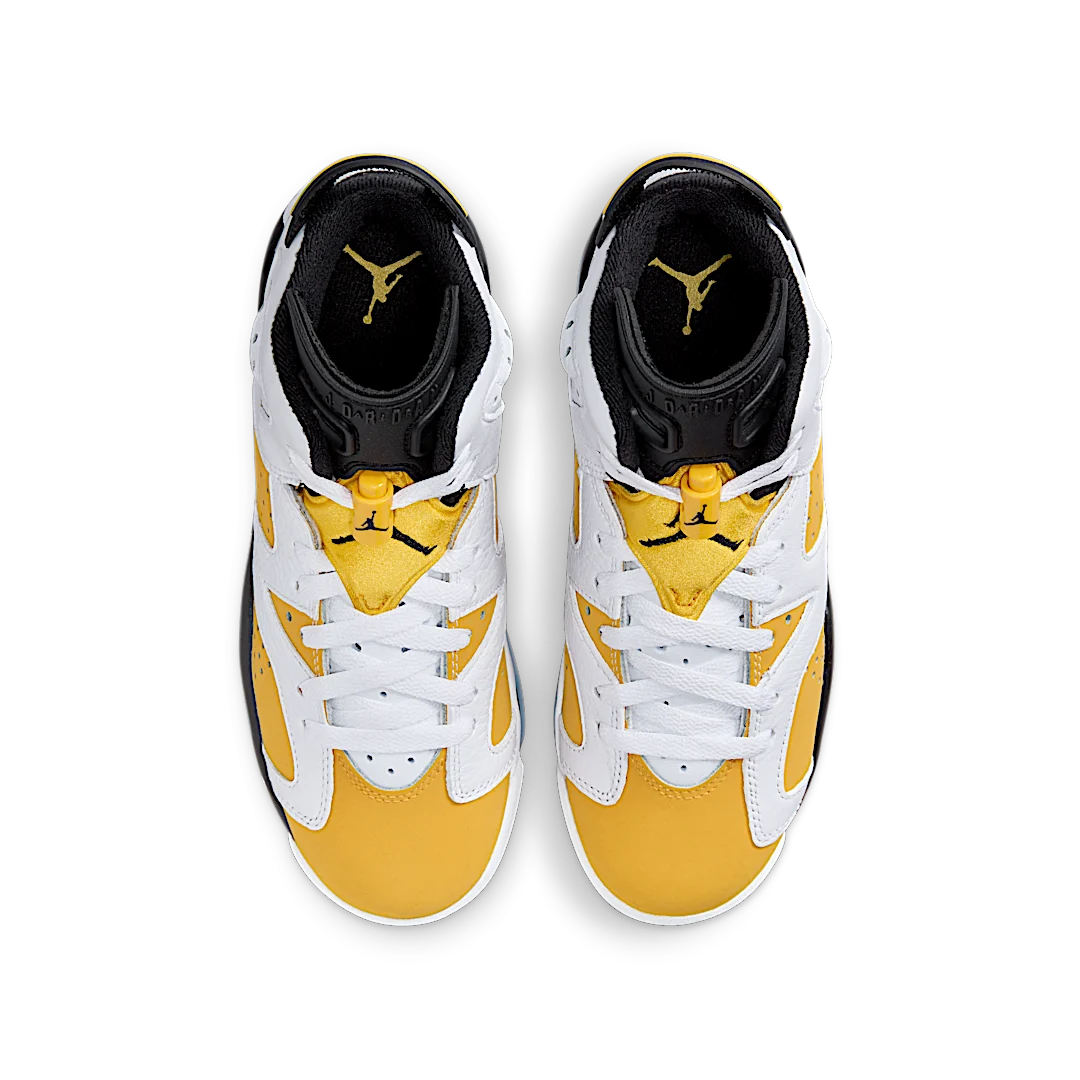 Air Jordan 6 Retro Yellow Ochre, White/Yellow Ochre-Black (384665-170)