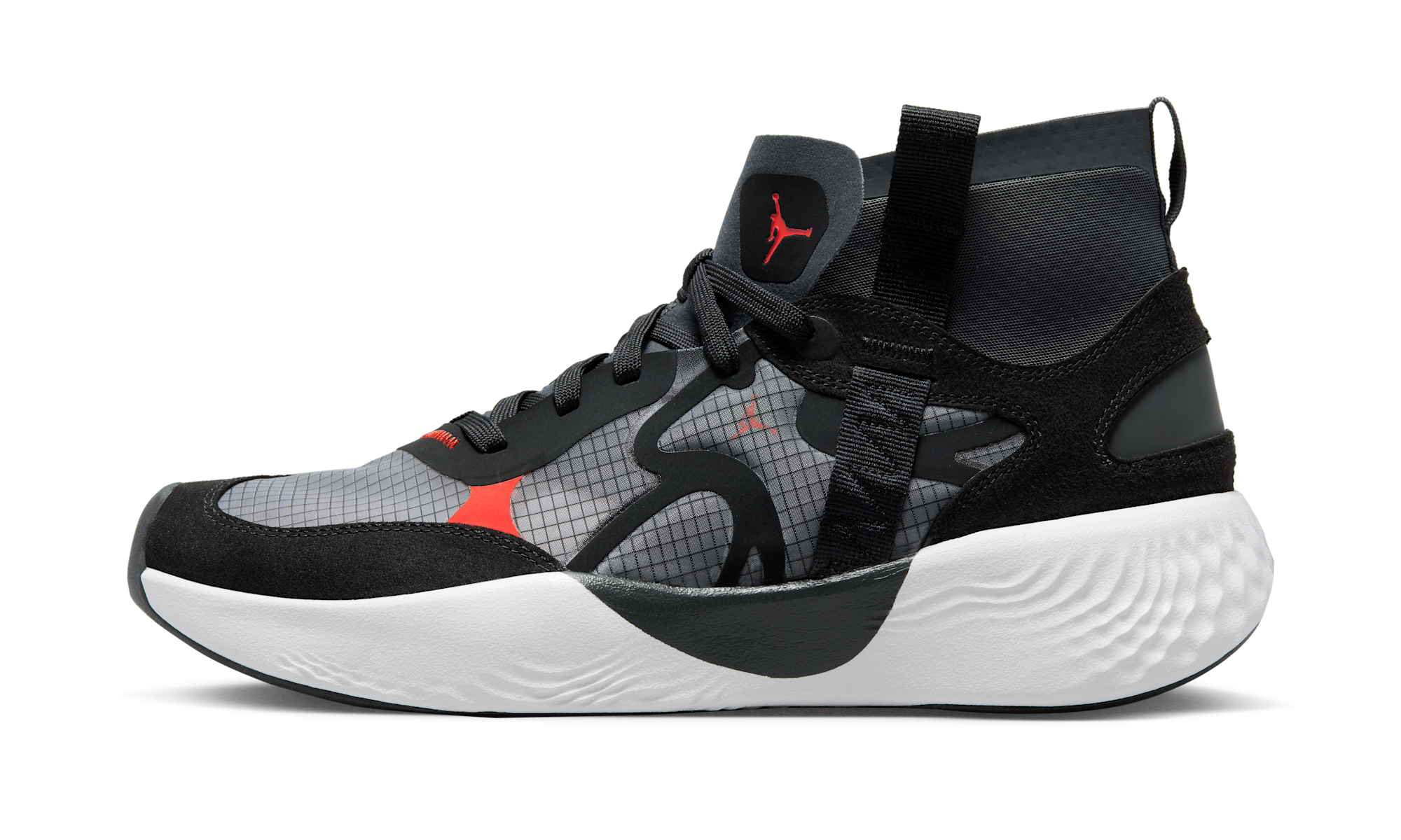 Air Jordan Delta 3 Mid Black Chile Red