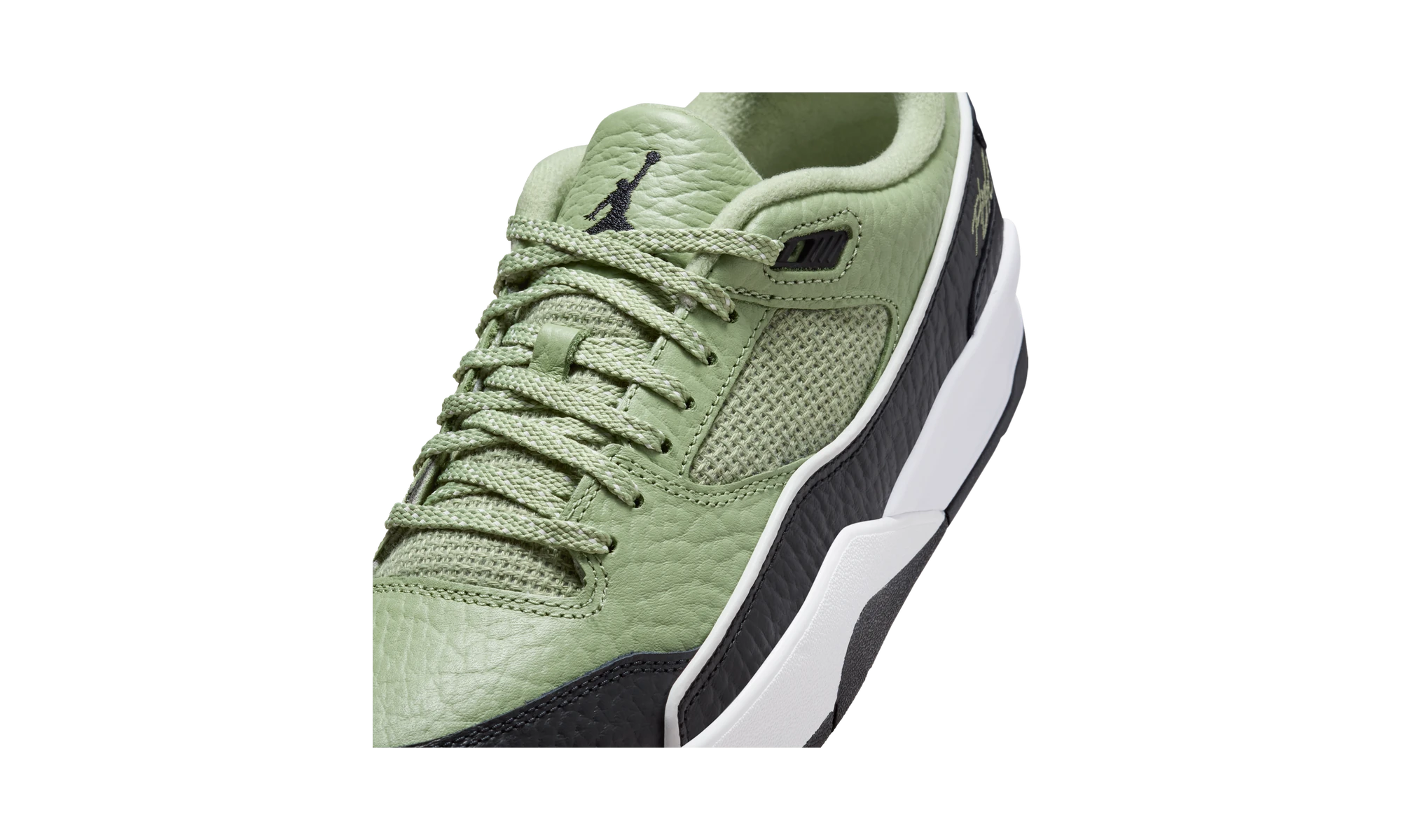 Air Jordan Flight Court Oil Green Black