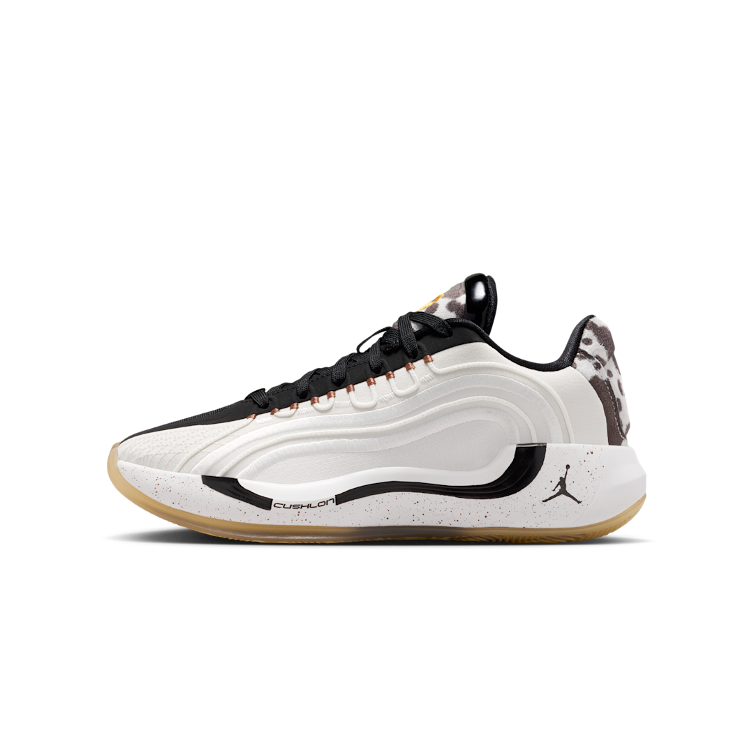 Air Jordan Luka 4 Gone Ranching, Summit White/Pine Green/Canyon Gold/Black/Gum Light Brown/Infinite Sable (IF0484-100)