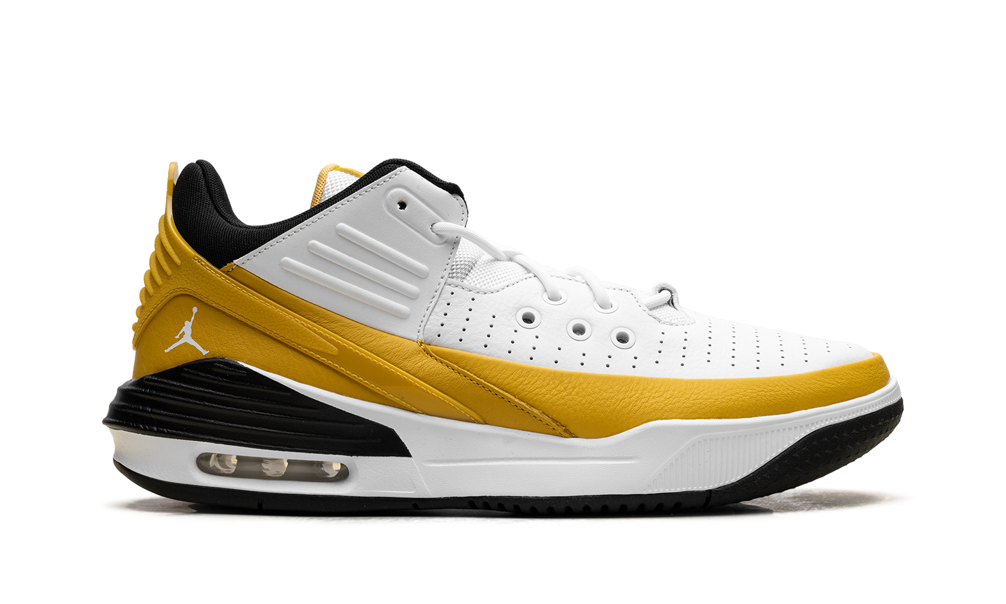 Air Jordan Max Aura 5 White Yellow Ochre