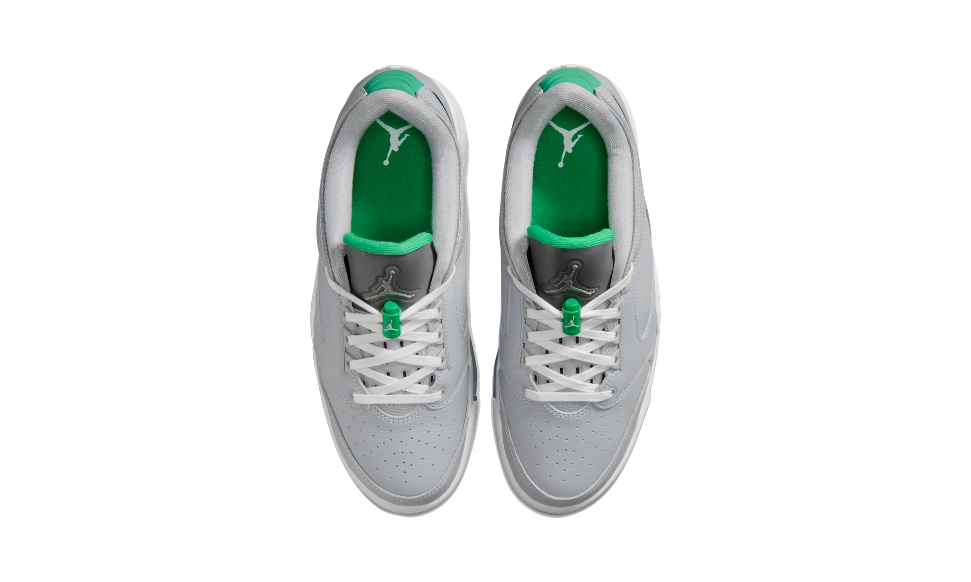 Air Jordan Sixty Plus Low Wolf Grey Lucky Green