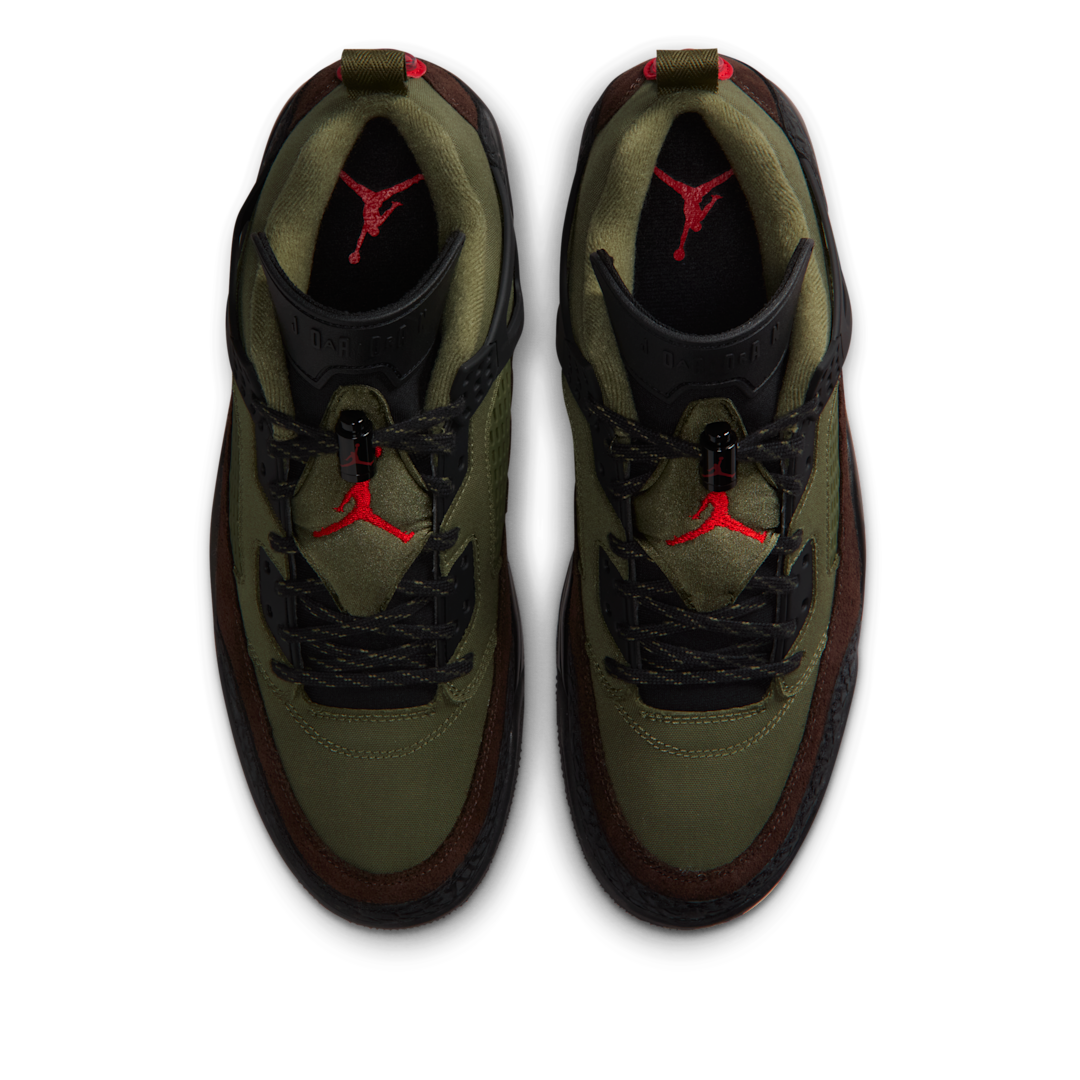 Air Jordan Spizike Low Beef & Broccoli, Medium Olive/University Red/Black/Baroque Brown (IH1782-200)