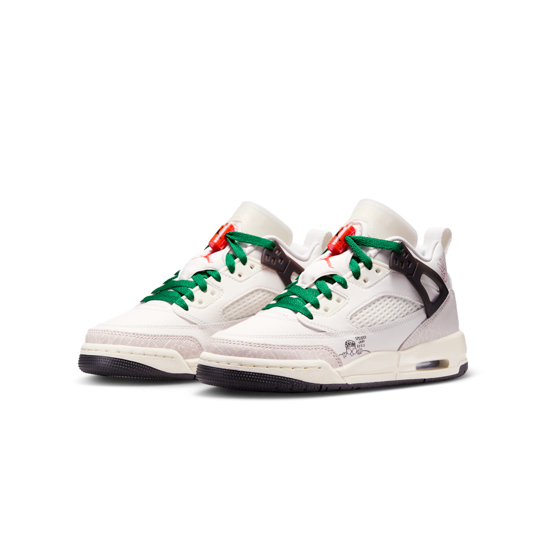 Air Jordan Spizike Low Spizike Was Here, White/Green/Red (HQ1670-183)
