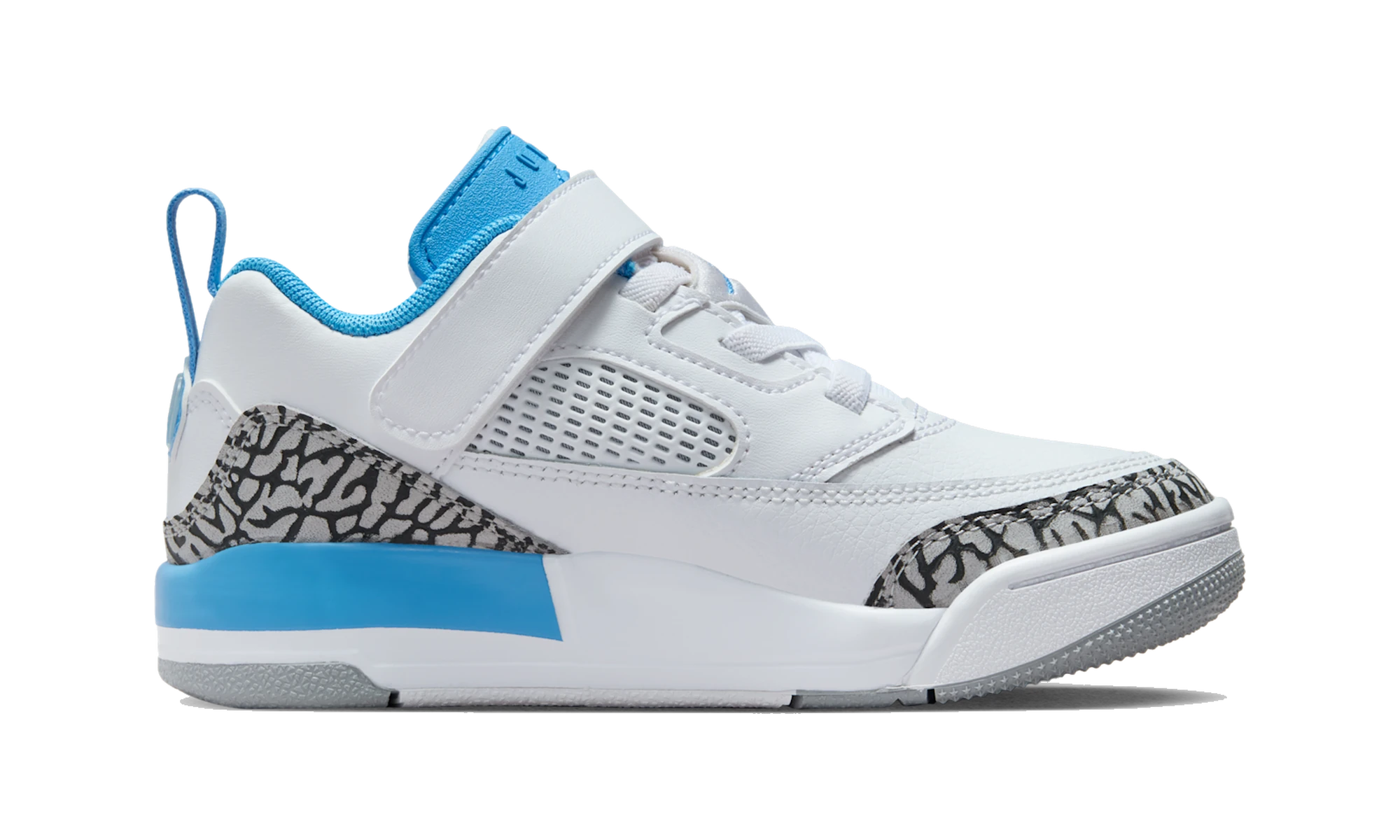 Air Jordan Spizike Low White Wolf Grey Anthracite University Blue (PS)