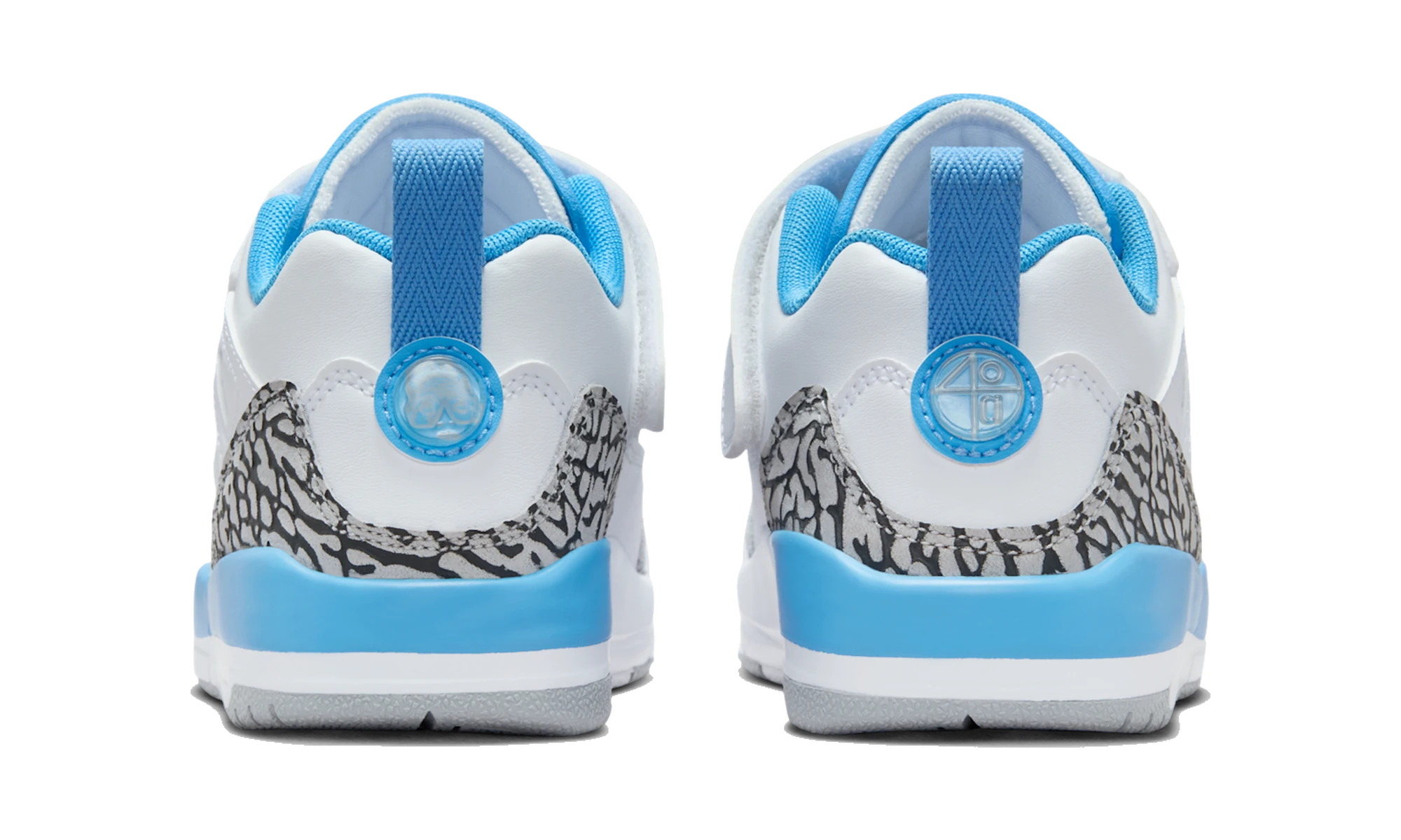 Air Jordan Spizike Low White Wolf Grey Anthracite University Blue (PS)