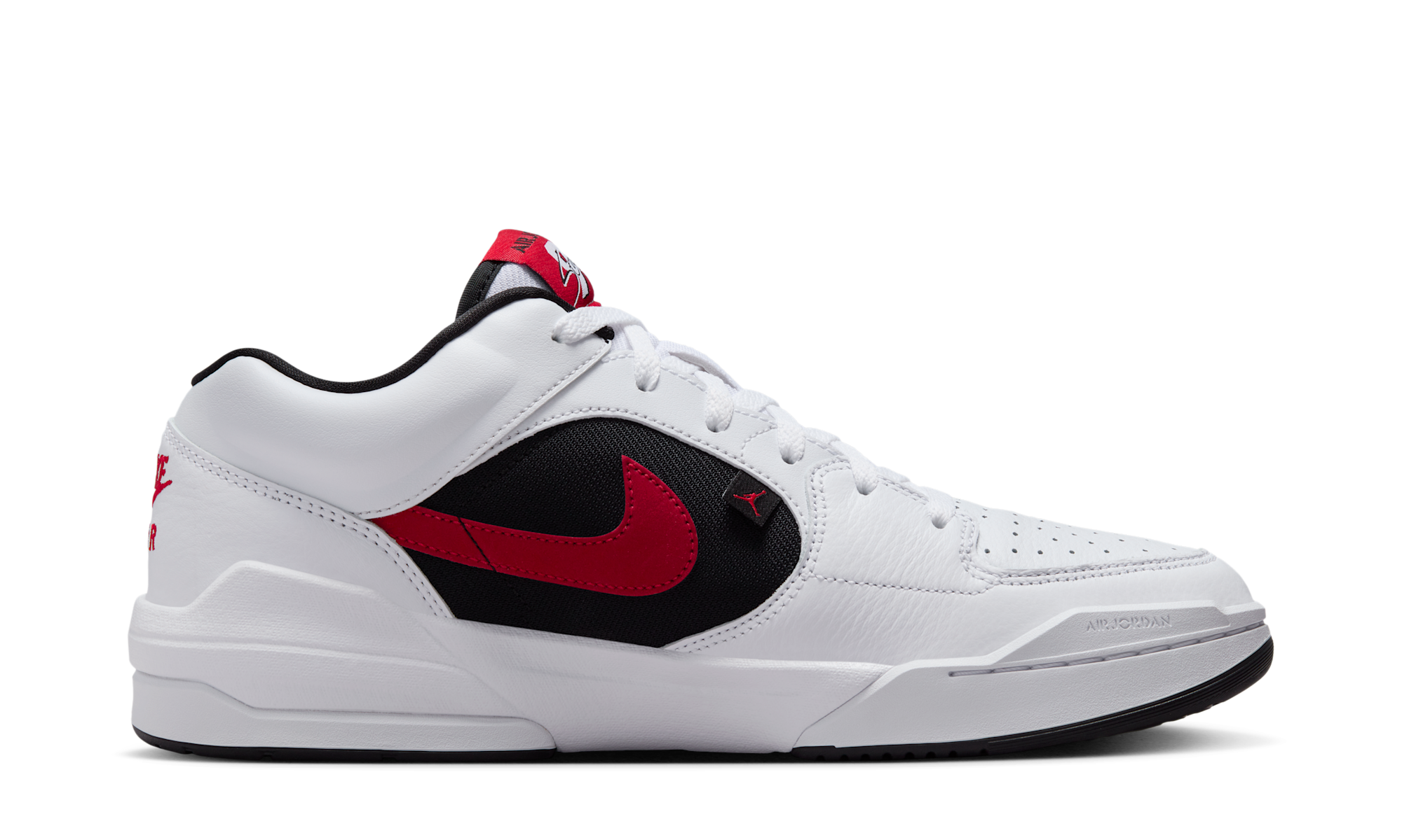 Air Jordan Stadium 90 White Black Gym Red