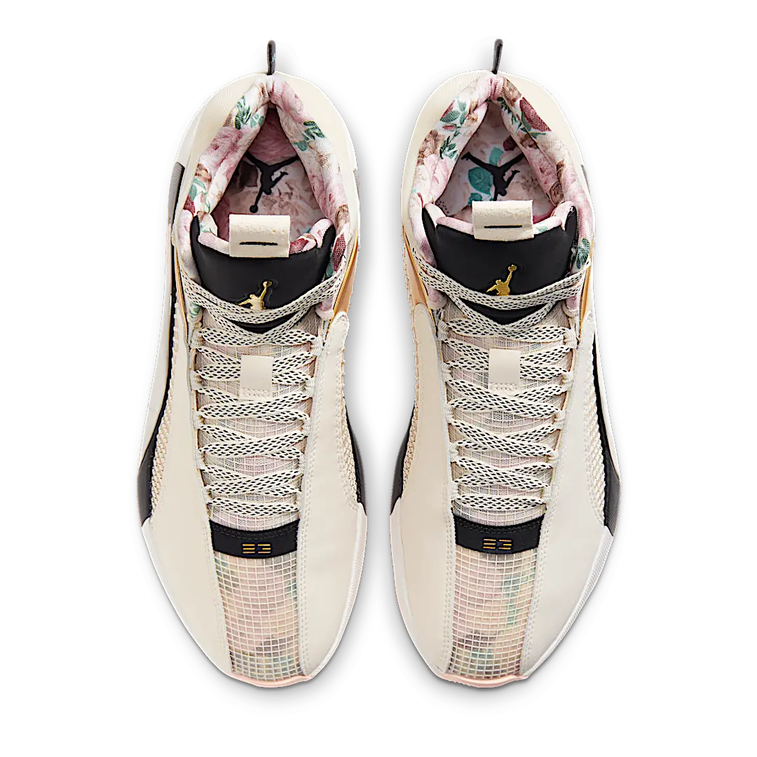 Air Jordan XXXV Paris, Pale Ivory/Metallic Gold-Black (DD3668-100)