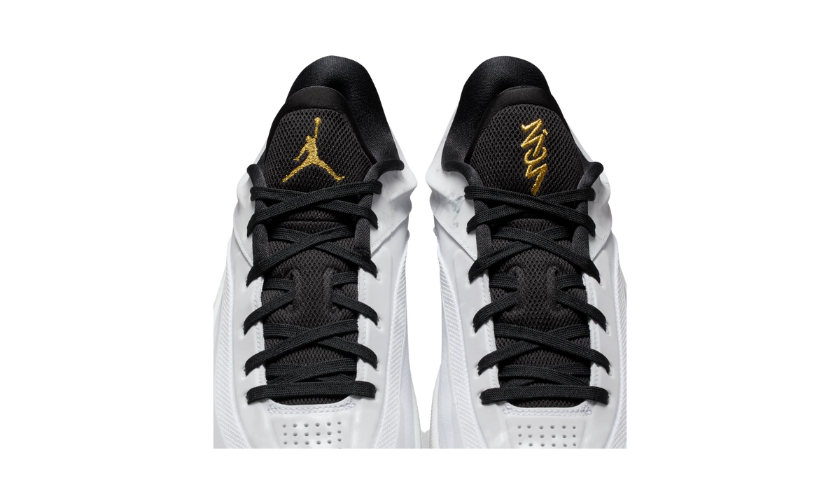 Air Jordan Zion 4 White Metallic Gold