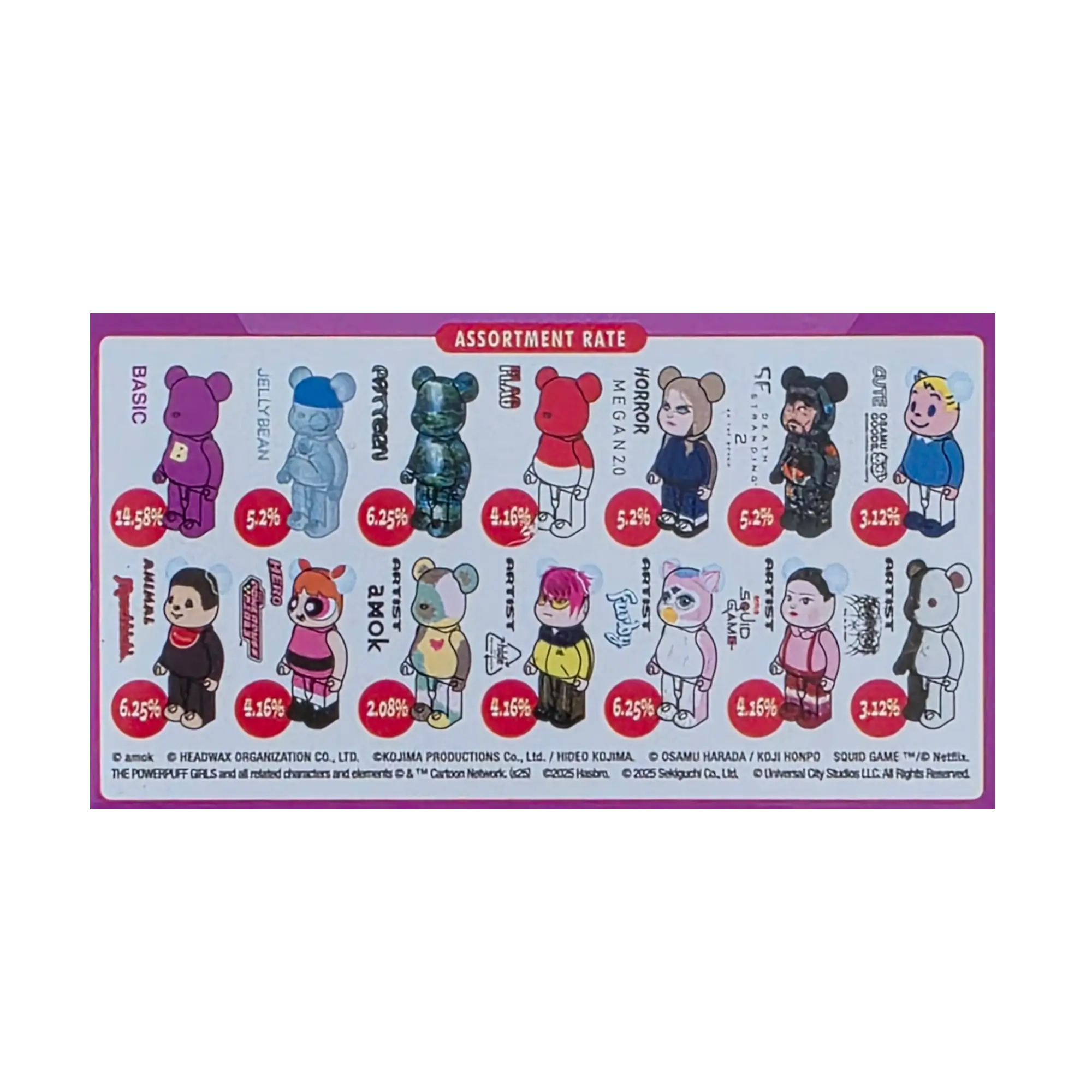 Bearbrick Series 50 Blind Box (100%)
