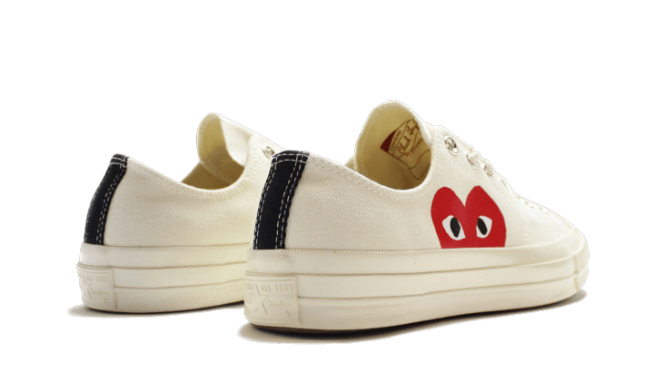 Converse Chuck Taylor All Star 70 Ox Comme des Garcons PLAY White, Milk/White-High Risk Red (150207C)