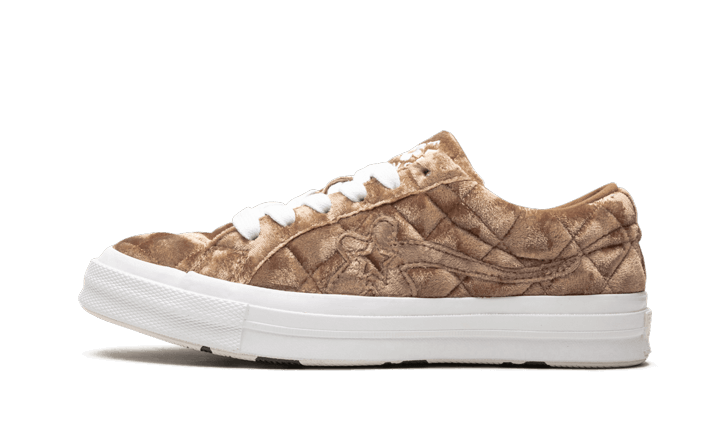 Converse One Star Ox Golf le Fleur TTC Quilted Velvet Brown  display picture 1