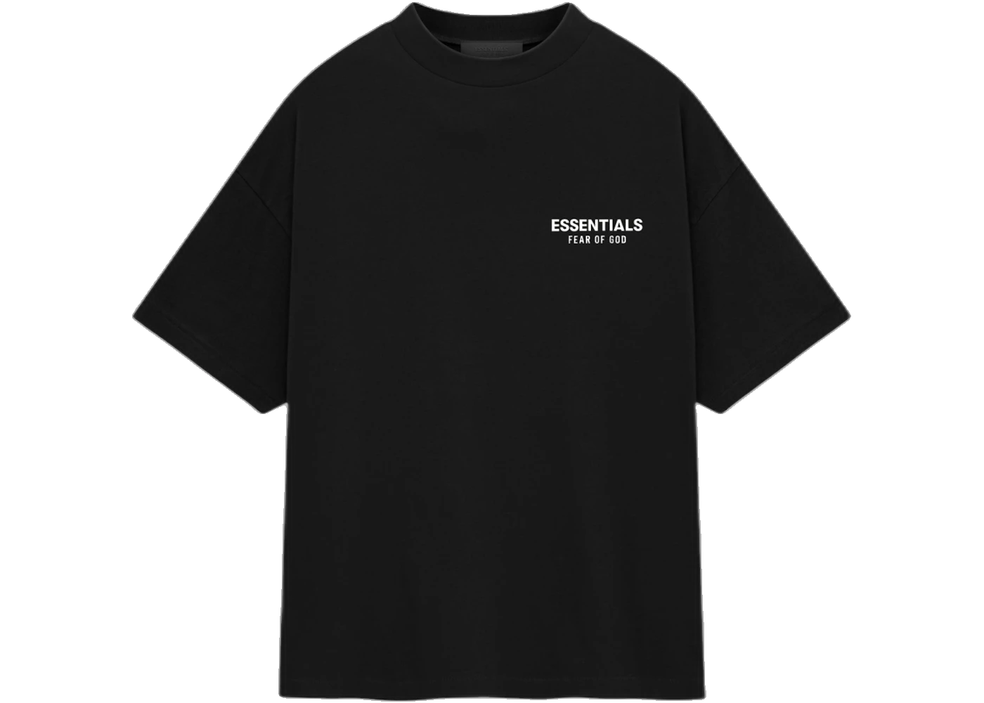 Fear of God Essentials Jersey Crewneck T-Shirt Black, Black (125HO244360F)