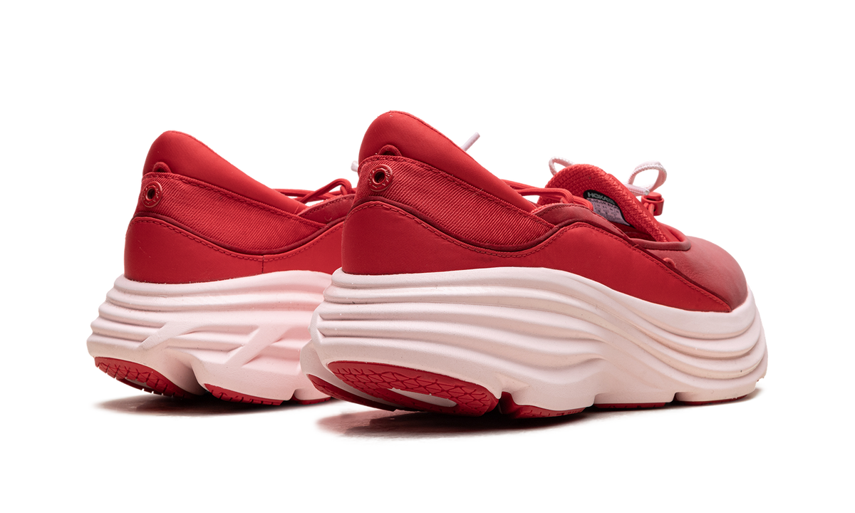 Hoka One One Bondi Mary Jane Cerise Rose Tea