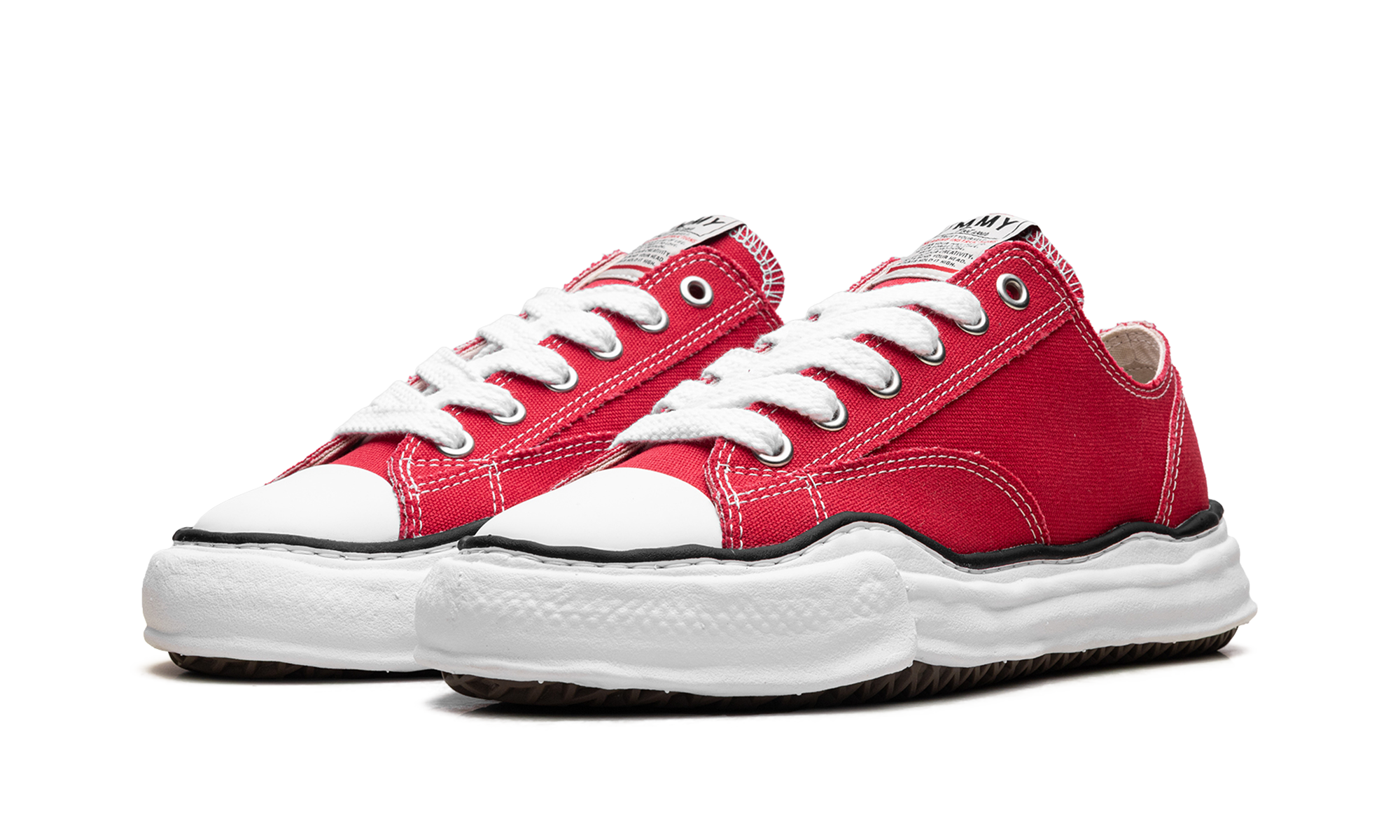 Maison Mihara Yasuhiro Peterson OG Sole Canvas Low Red