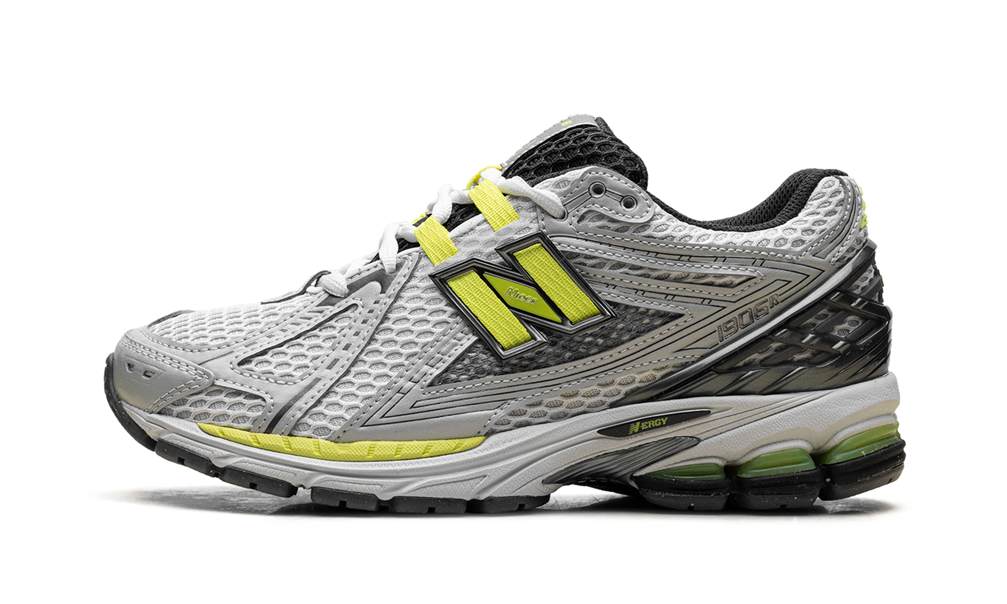 New Balance 1906R Light Silver Metallic Alkaline Green