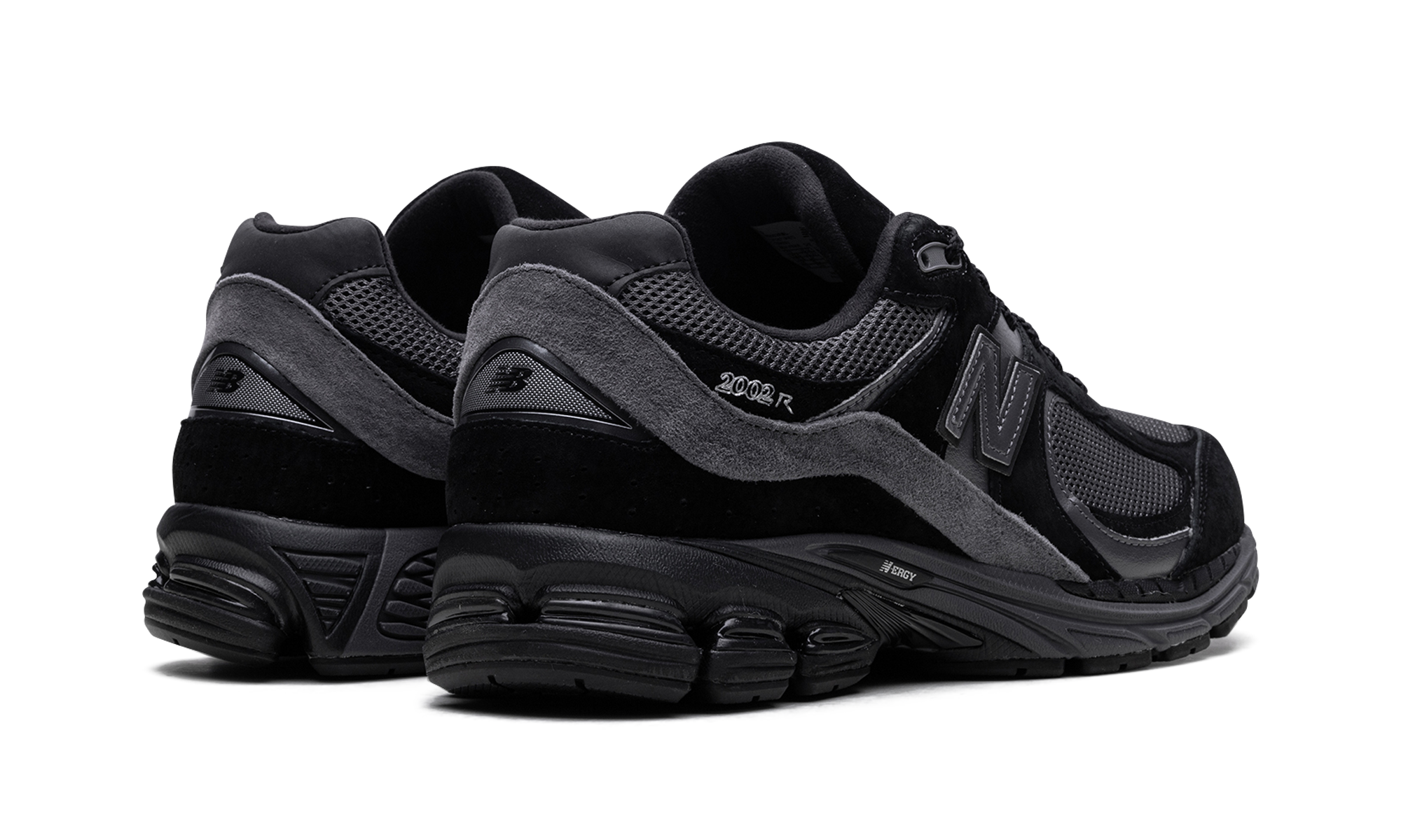 New Balance 2002R Black Dark Grey