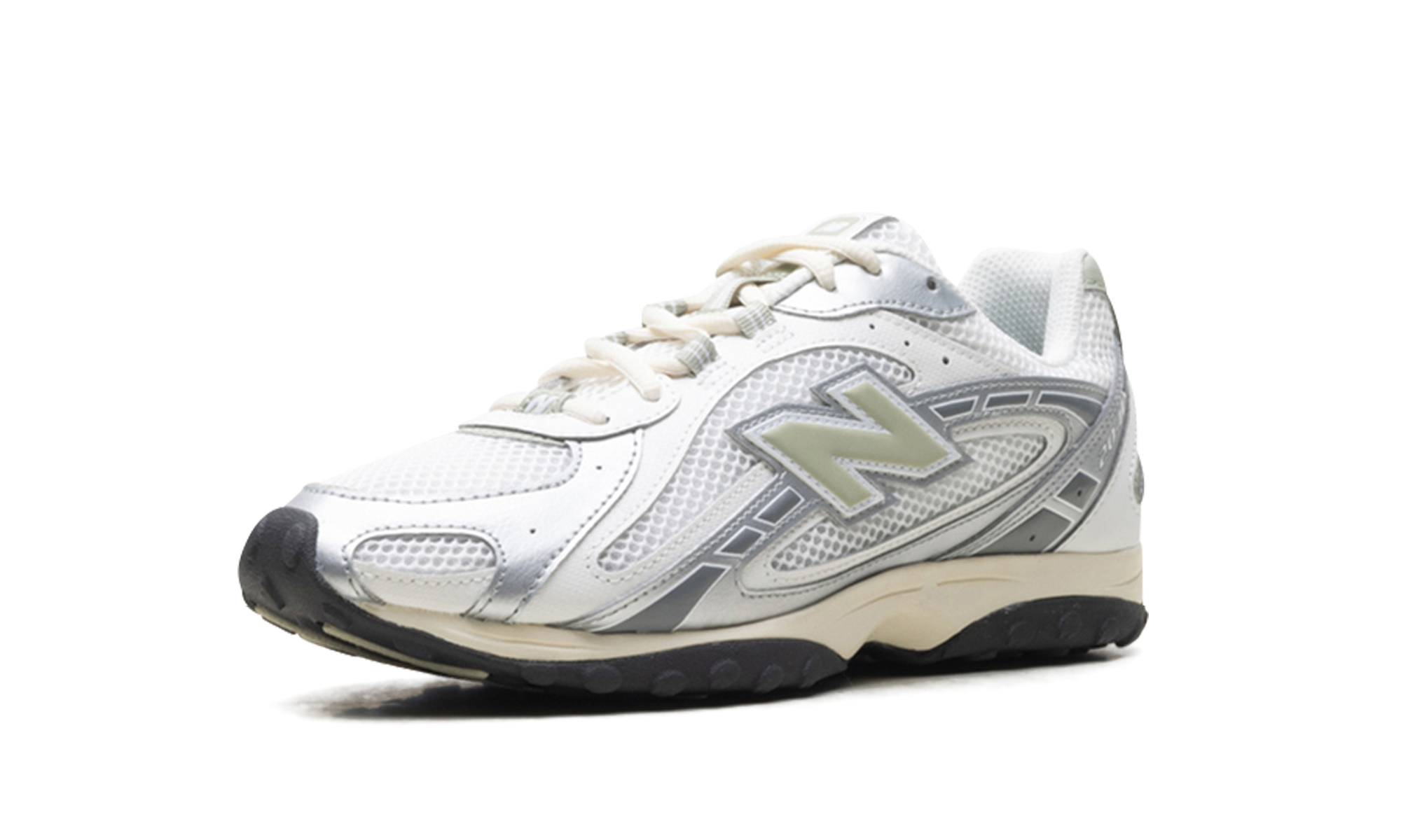 New Balance 204L Silver Metallic Sage Green