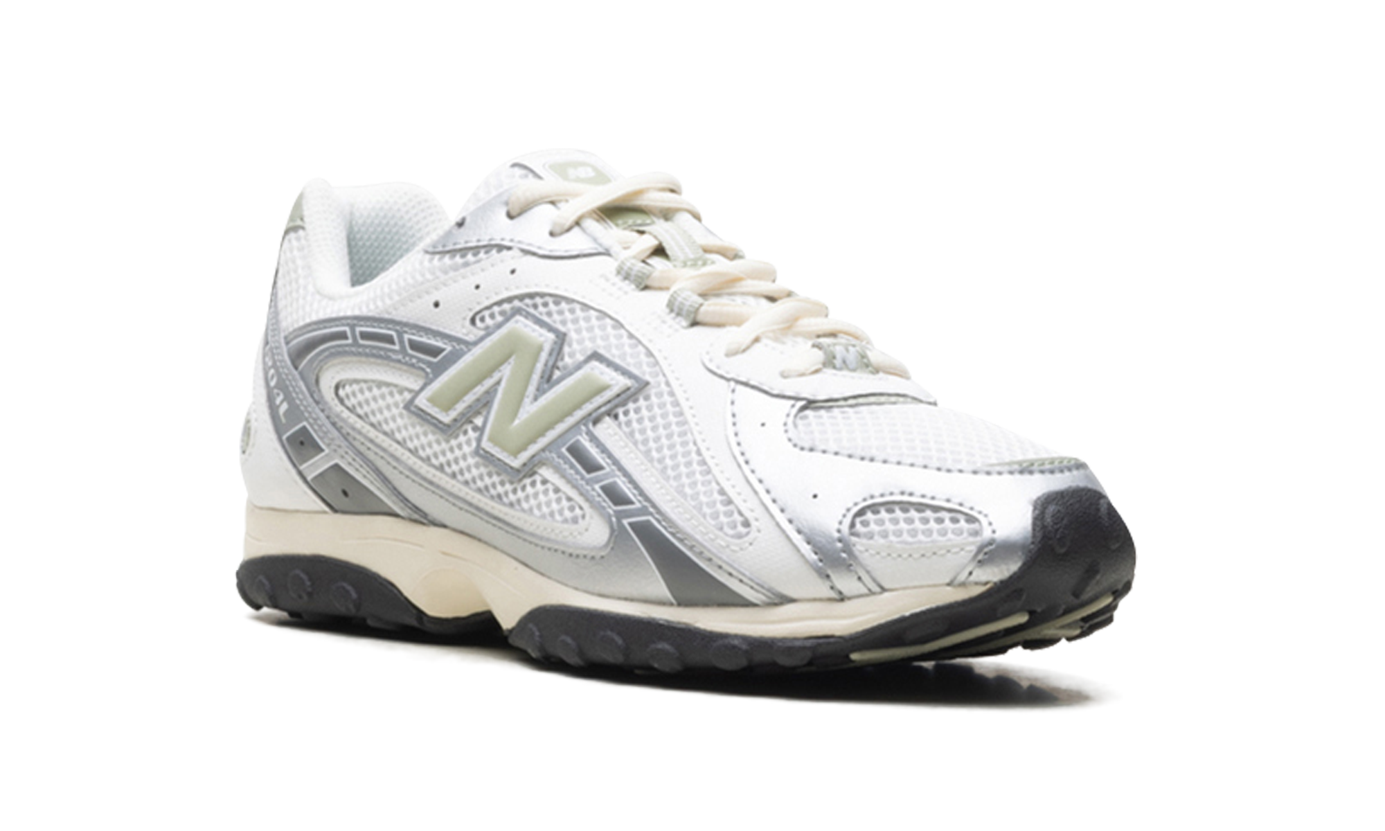 New Balance 204L Silver Metallic Sage Green