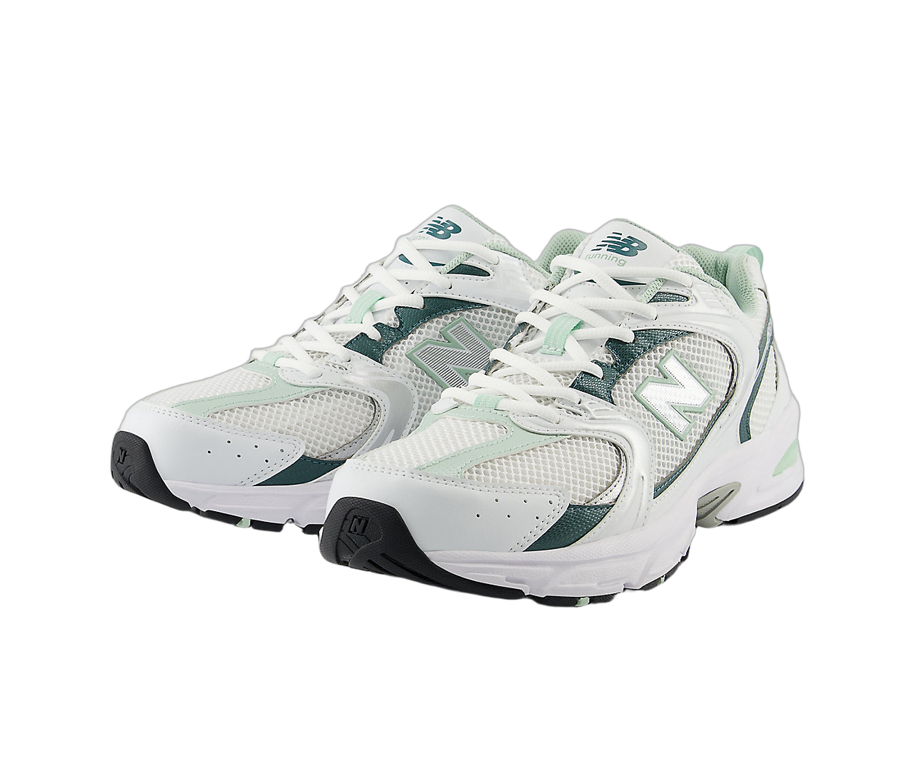 New Balance 530 White New Spruce, White/New Spruce/Clay Ash (MR530RB)