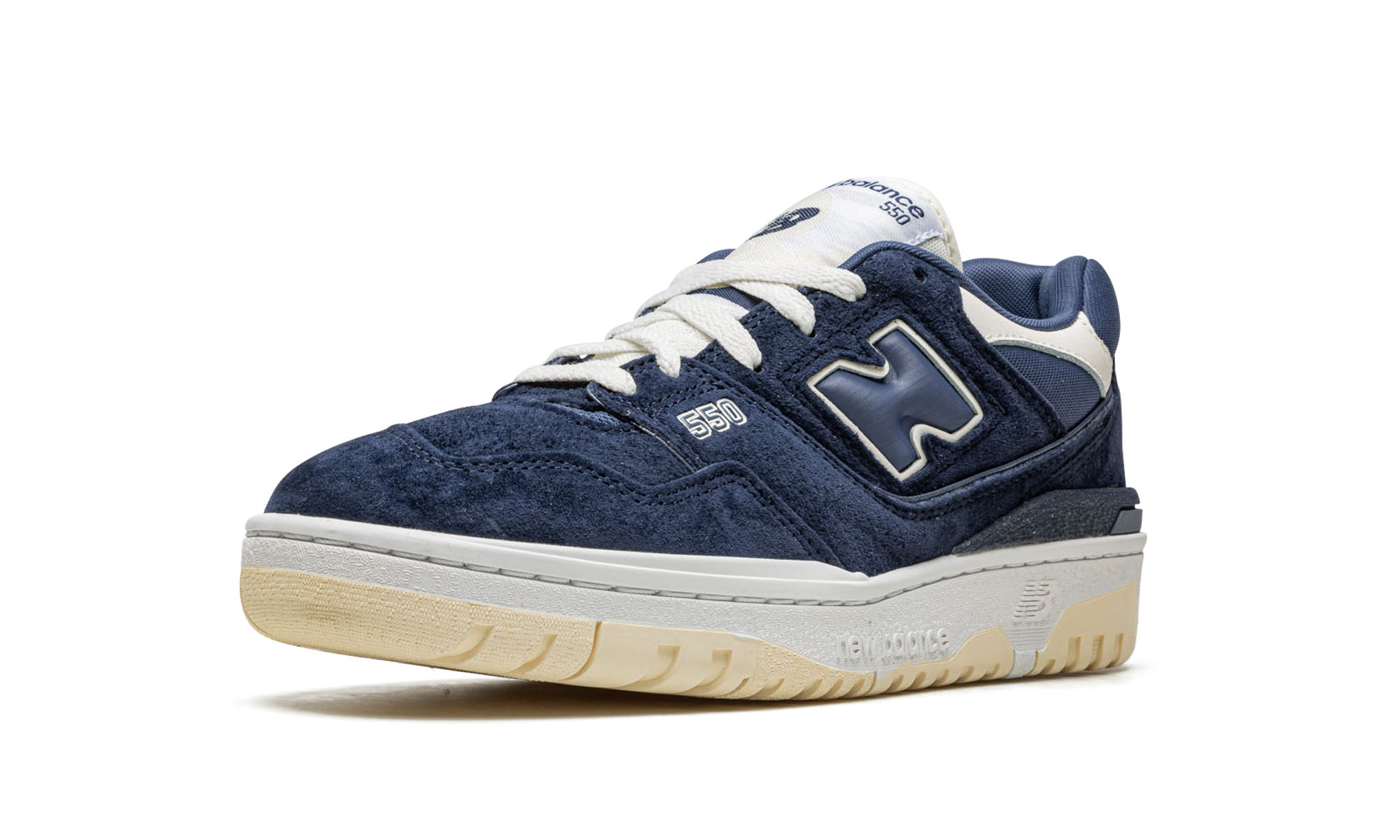 New Balance 550 Natural Indigo Suede