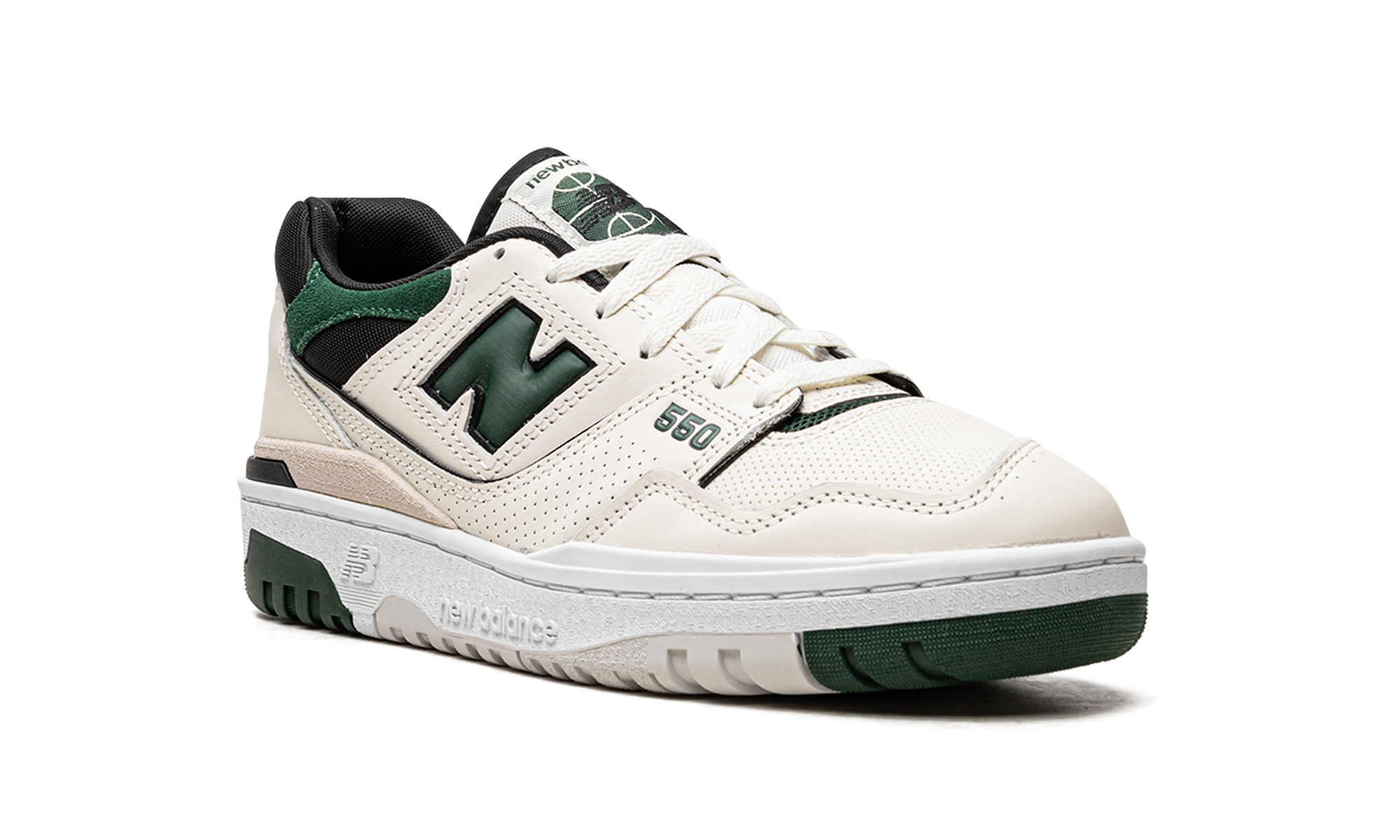 New Balance 550 Sea Salt Pine Green