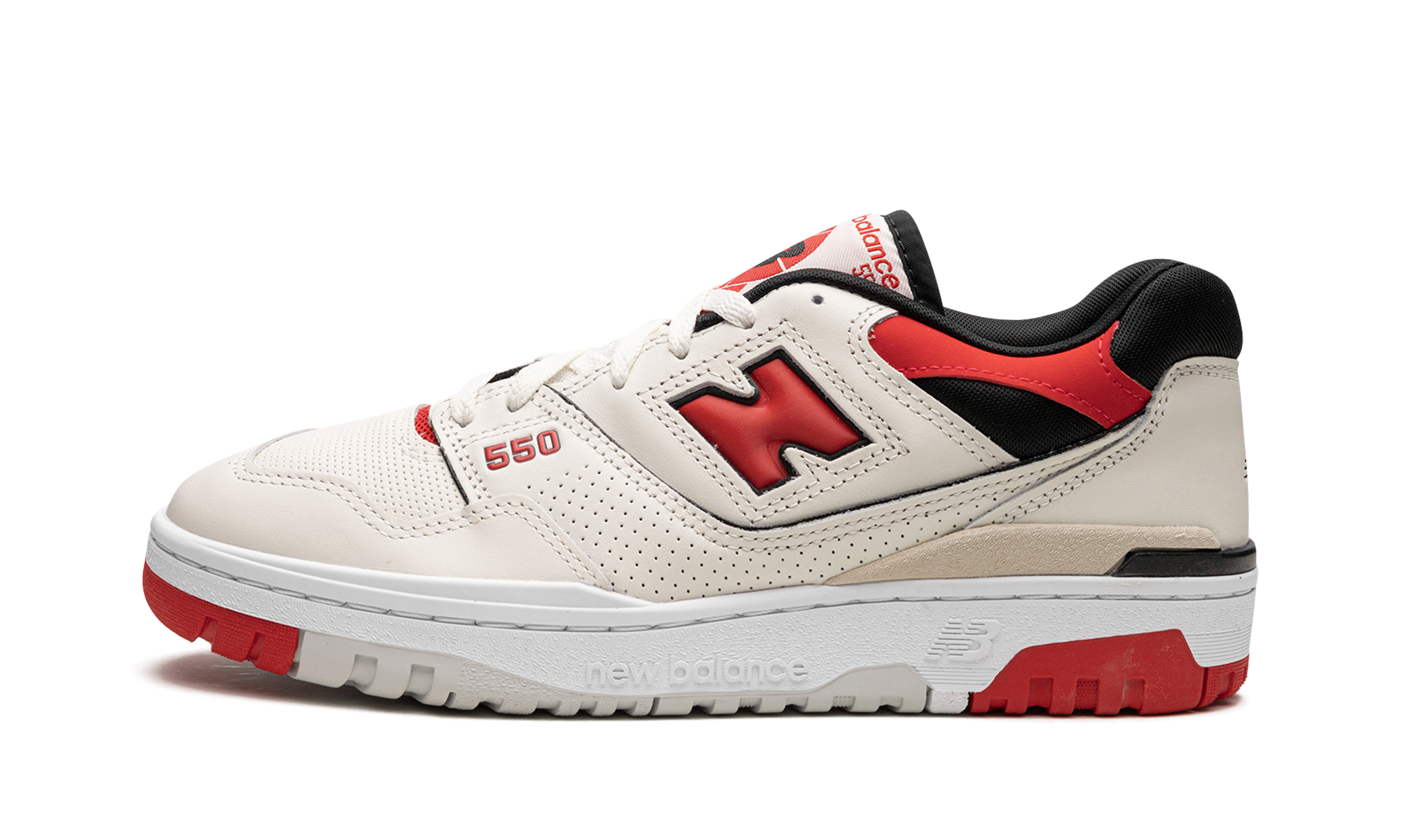 New Balance 550 Sea Salt True Red