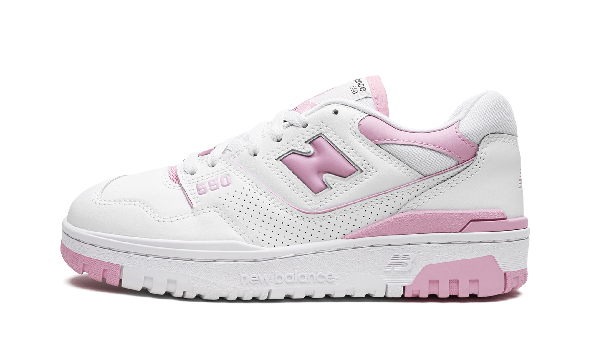 New Balance 550 White Bubblegum Pink