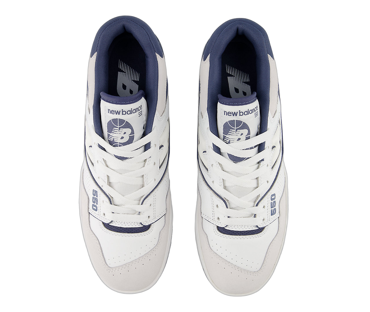 New Balance 550 White Dusty Blue, White/Dusty Blue (BB550STG)