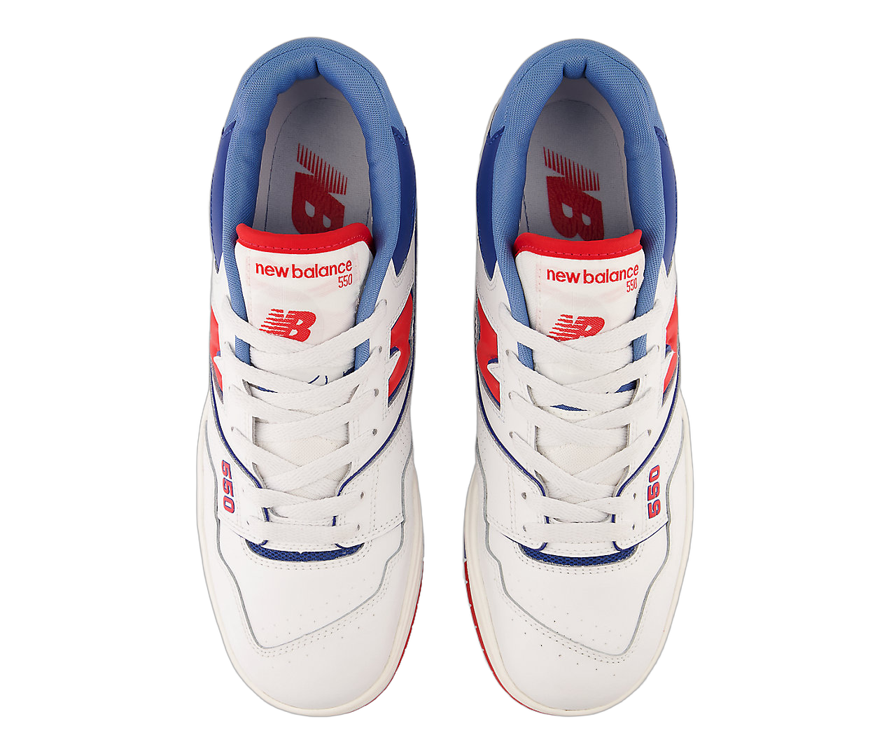 New Balance 550 White True Red Atlantic Blue, White/True Red/Atlantic Blue (BB550NCH)