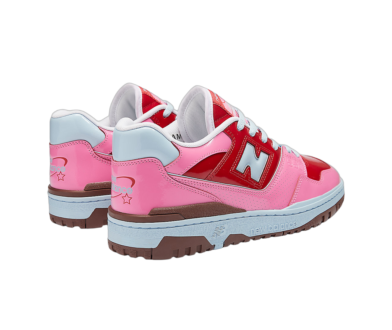 New Balance 550 Y2K Patent Leather Pack Red Pink, Red/Pink/Brown (BB550YKC)
